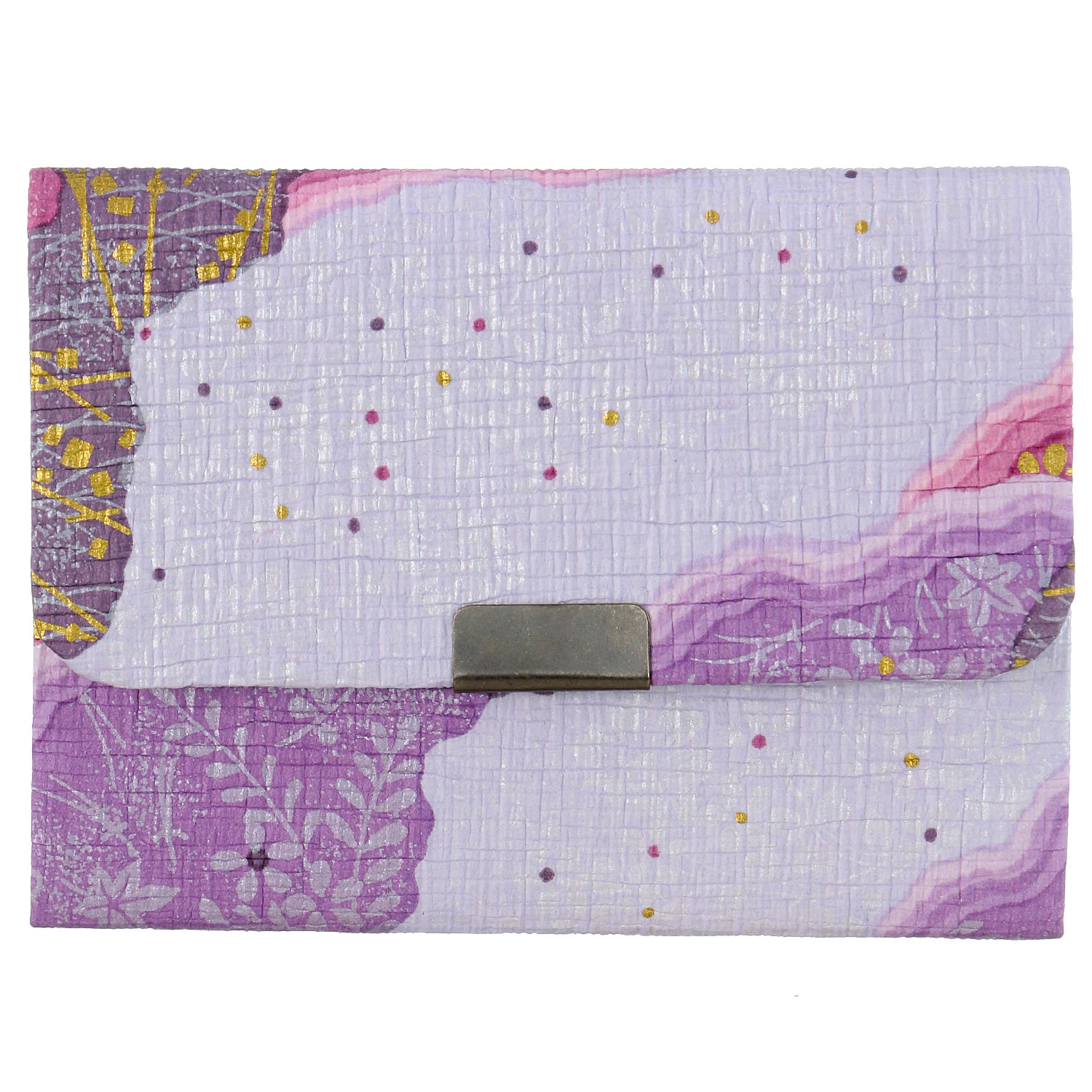 京友禅紙 伊勢集縮み名刺入れ - 画像2