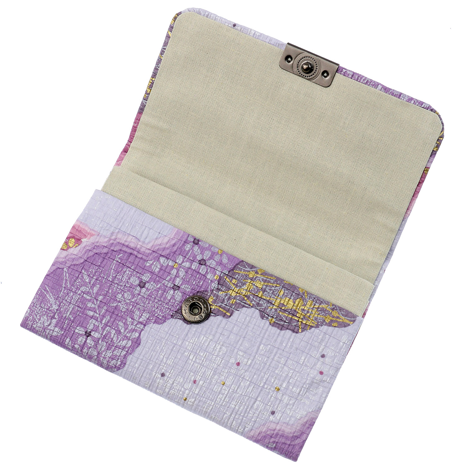 京友禅紙 伊勢集縮み名刺入れ - 画像3