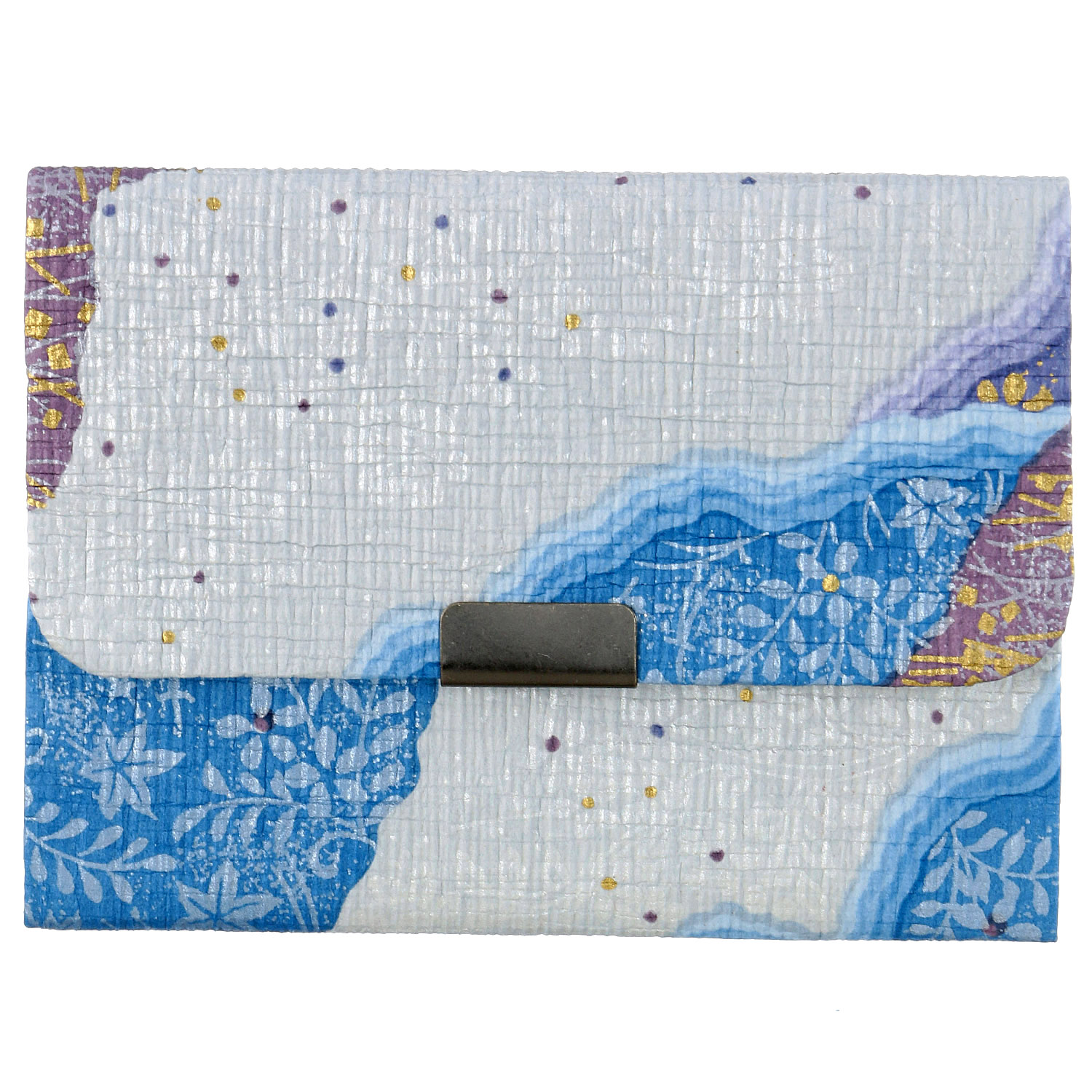 京友禅紙 伊勢集縮み名刺入れ - 画像4