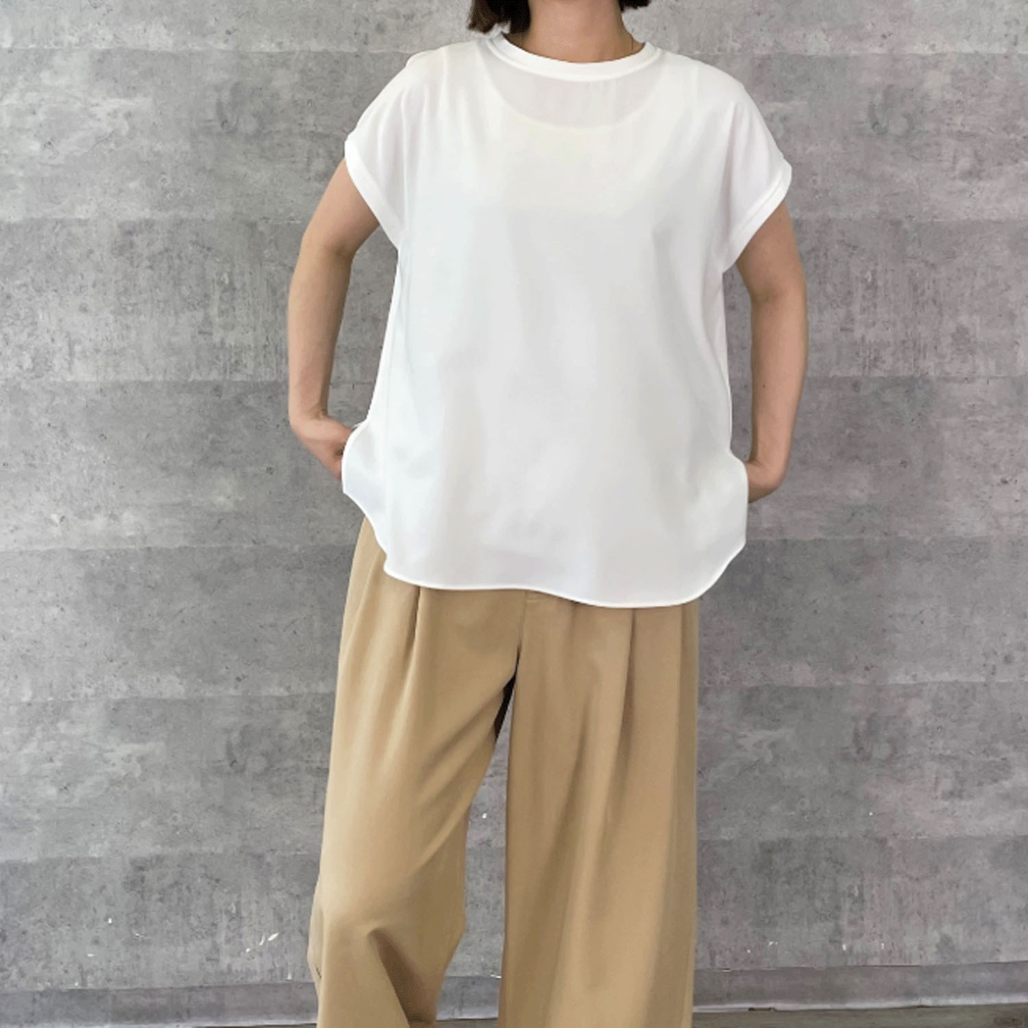 Anna Kerry アムンゼンフレンチTシャツ - 画像1