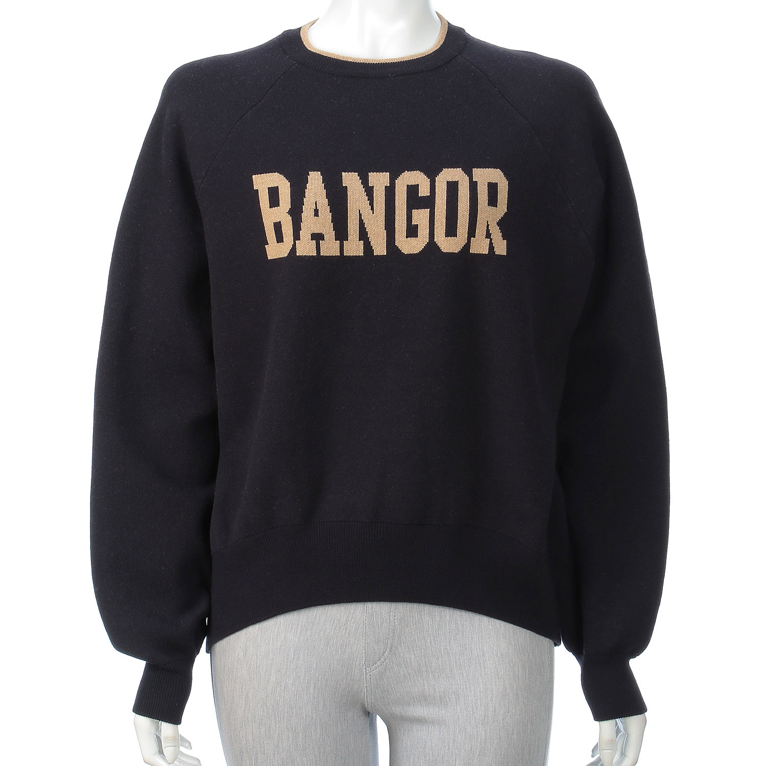 cloche ラグラン袖ロゴニットトップス - 画像9