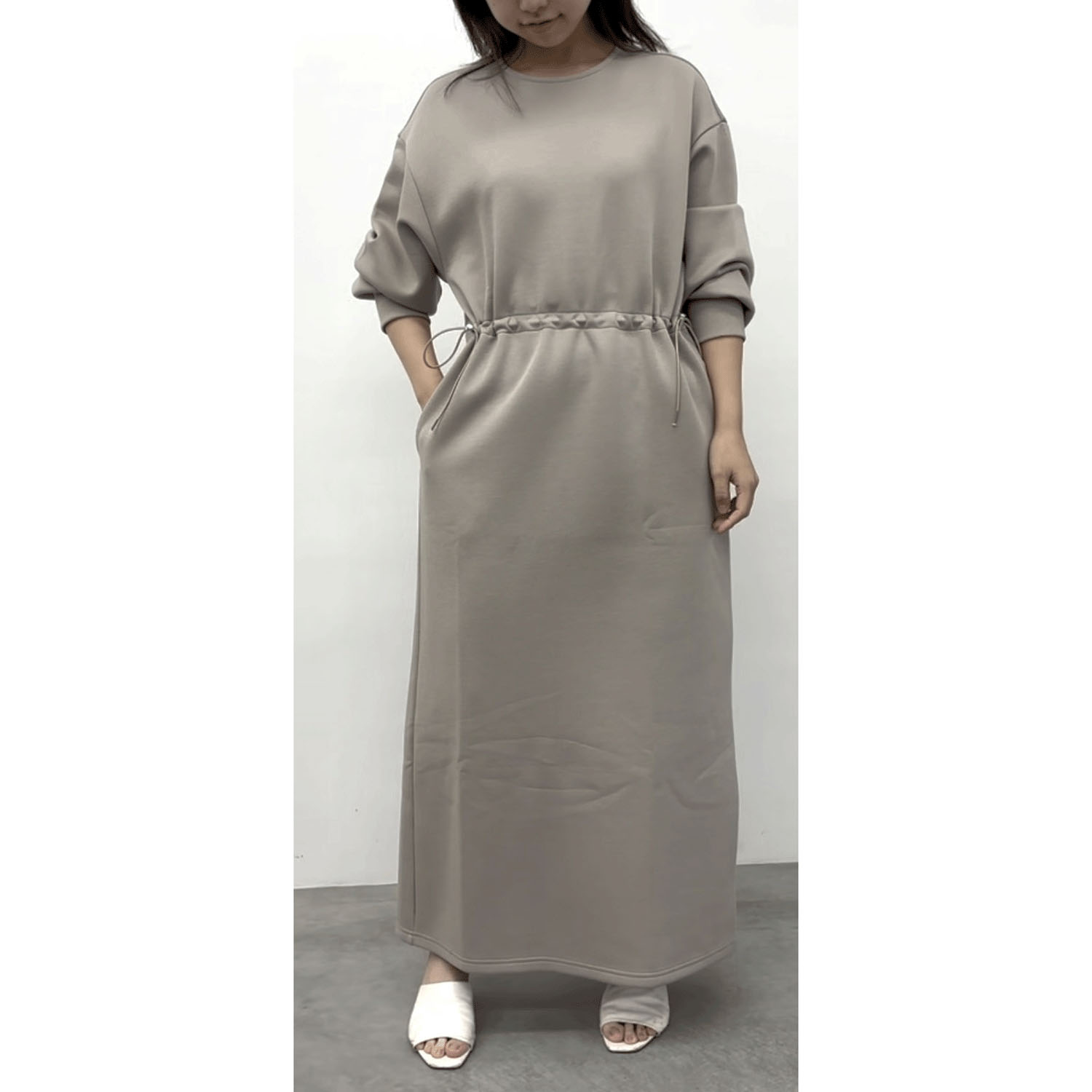 cloche Iラインロングワンピース
