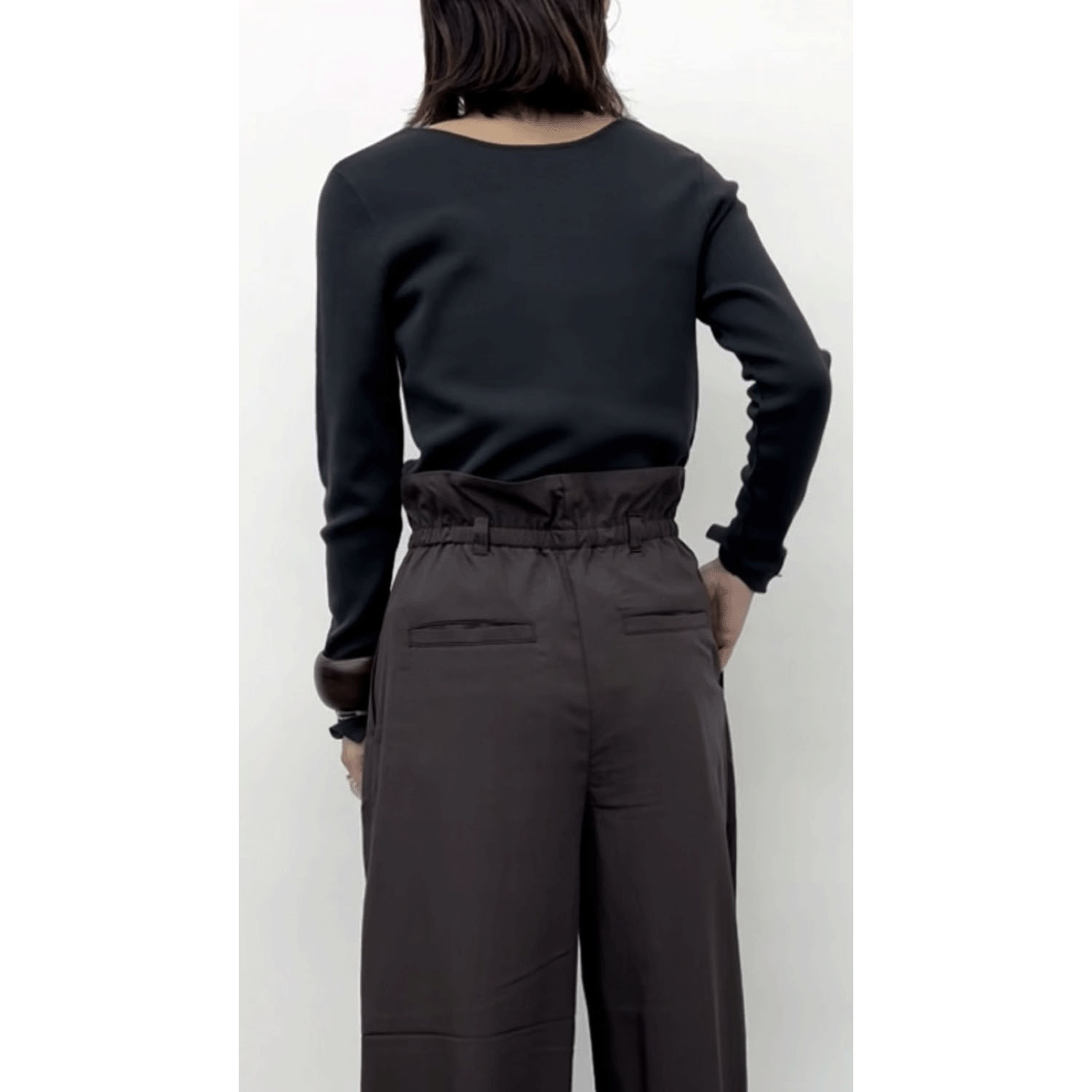 cloche スクエアネックニット長袖 - 画像3