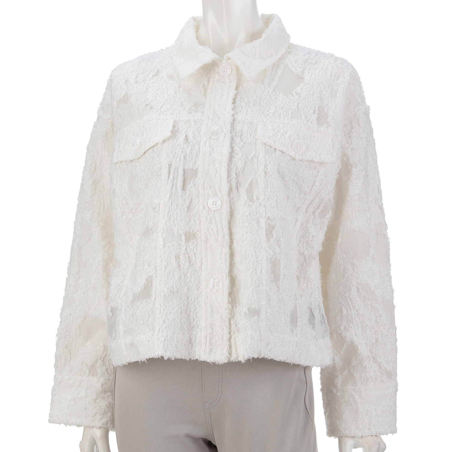 Anna Kerry カットジャカードジャケット - 画像4