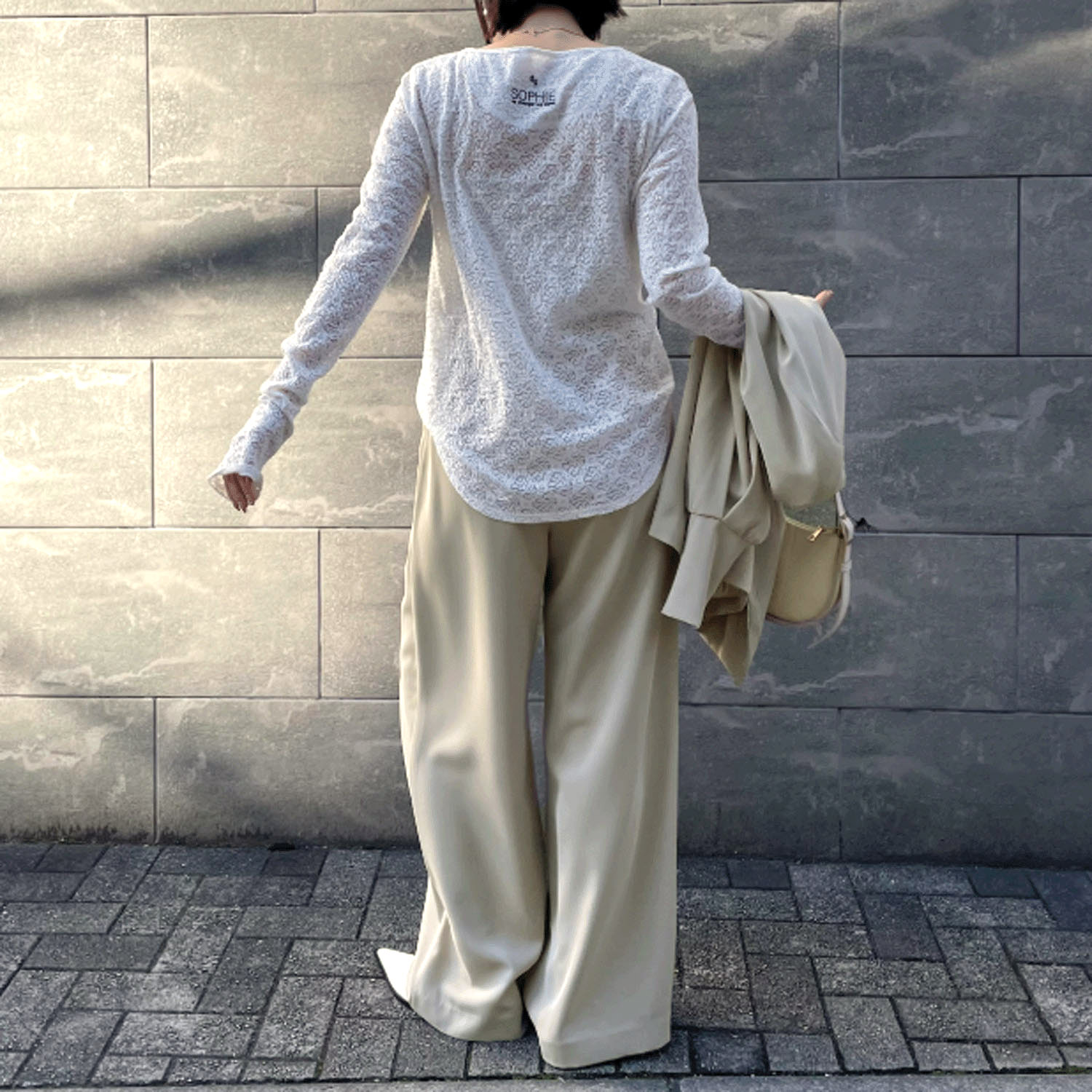 Anna Kerry 2タックワイドパンツ - 画像11