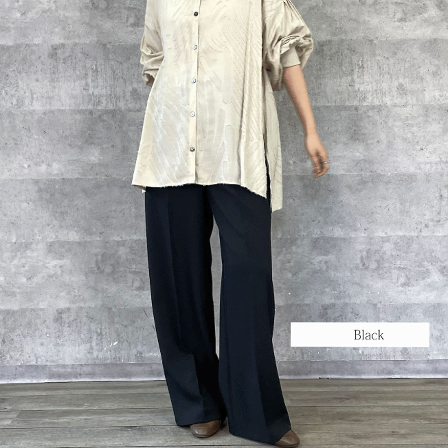 【Insta Live】Anna Kerry ワイドストレートパンツ - 画像18