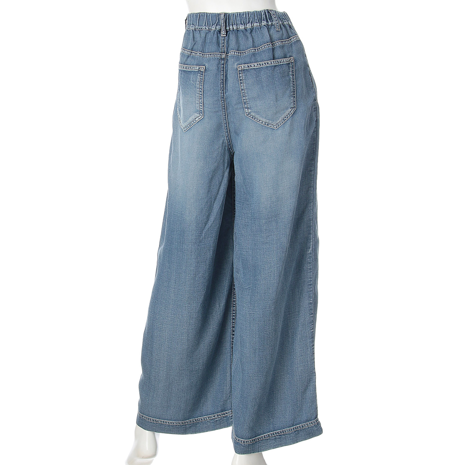 Anna Kerry 2タックテンセルワイドパンツ - 画像11