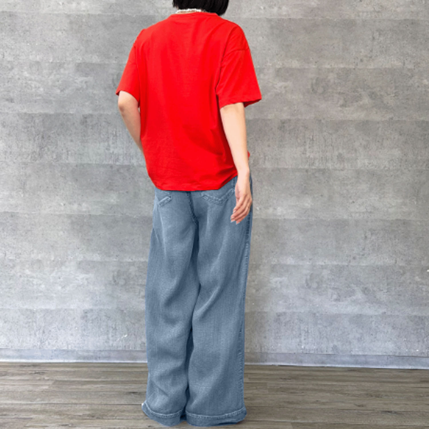 Anna Kerry 2タックテンセルワイドパンツ - 画像7