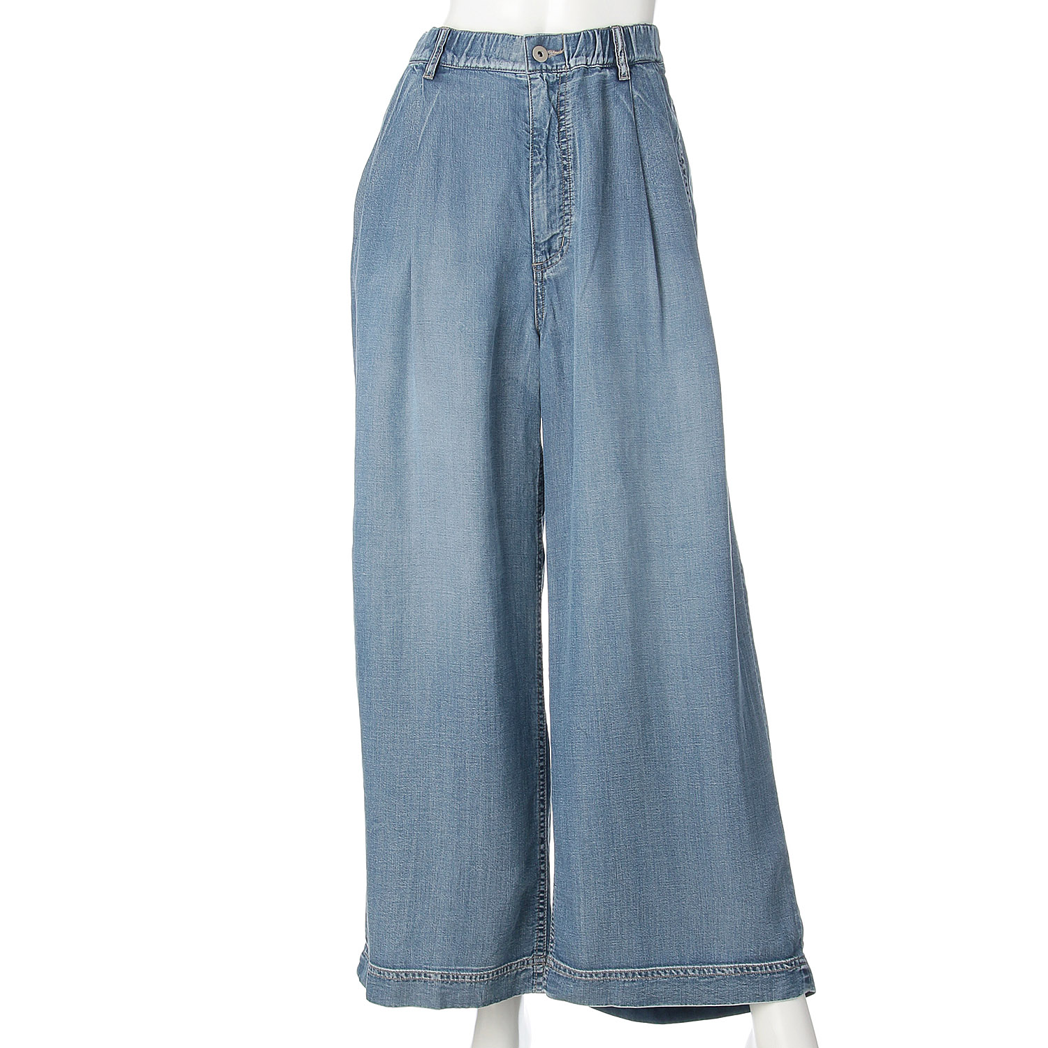 Anna Kerry 2タックテンセルワイドパンツ - 画像9