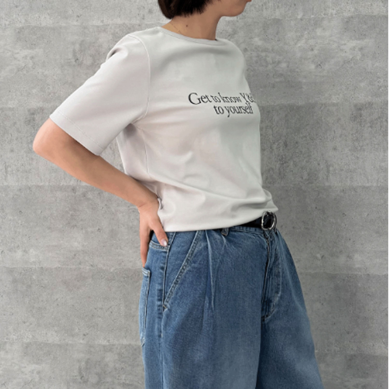 Anna Kerry フライスTシャツ - 画像12