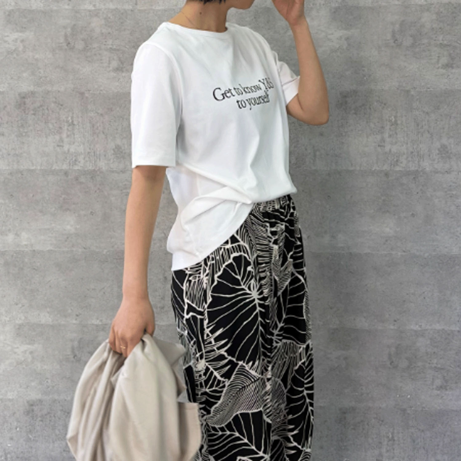 Anna Kerry フライスTシャツ - 画像3