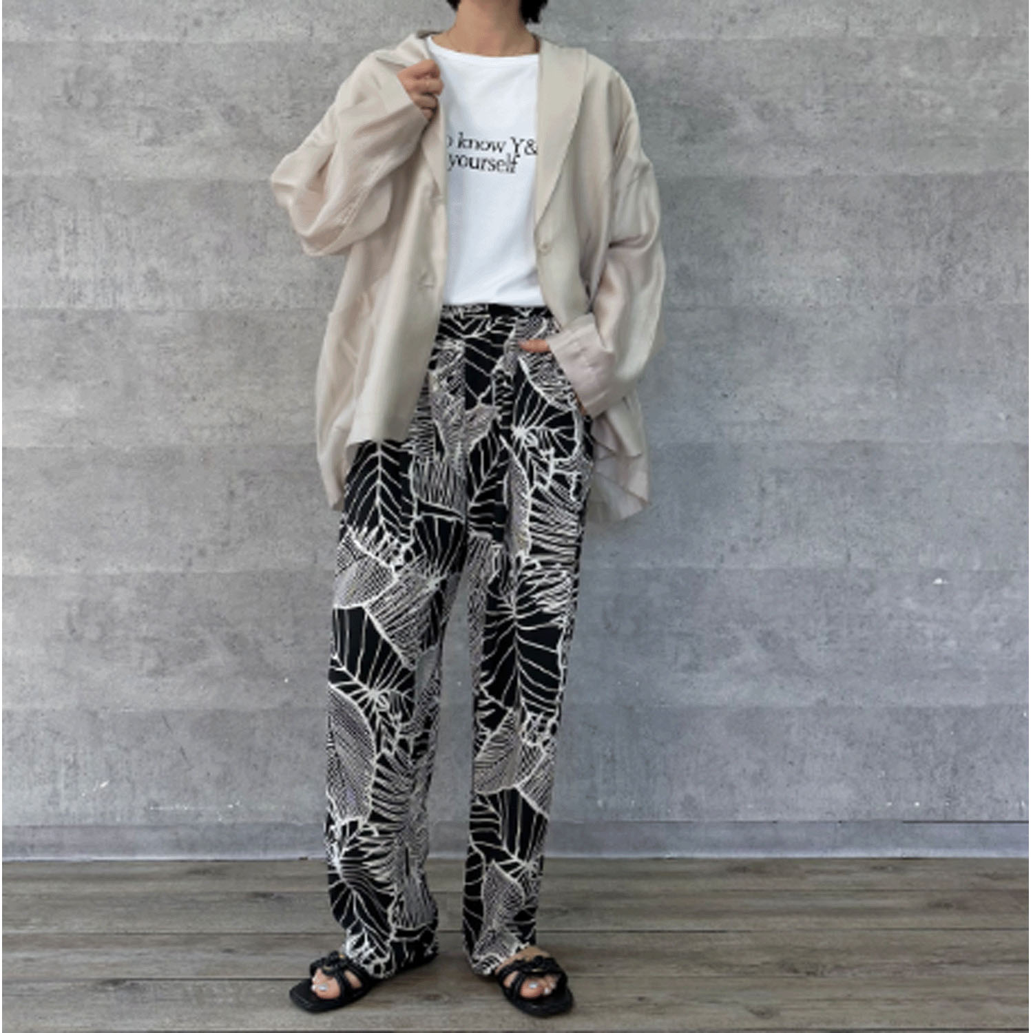 Anna Kerry フライスTシャツ - 画像5