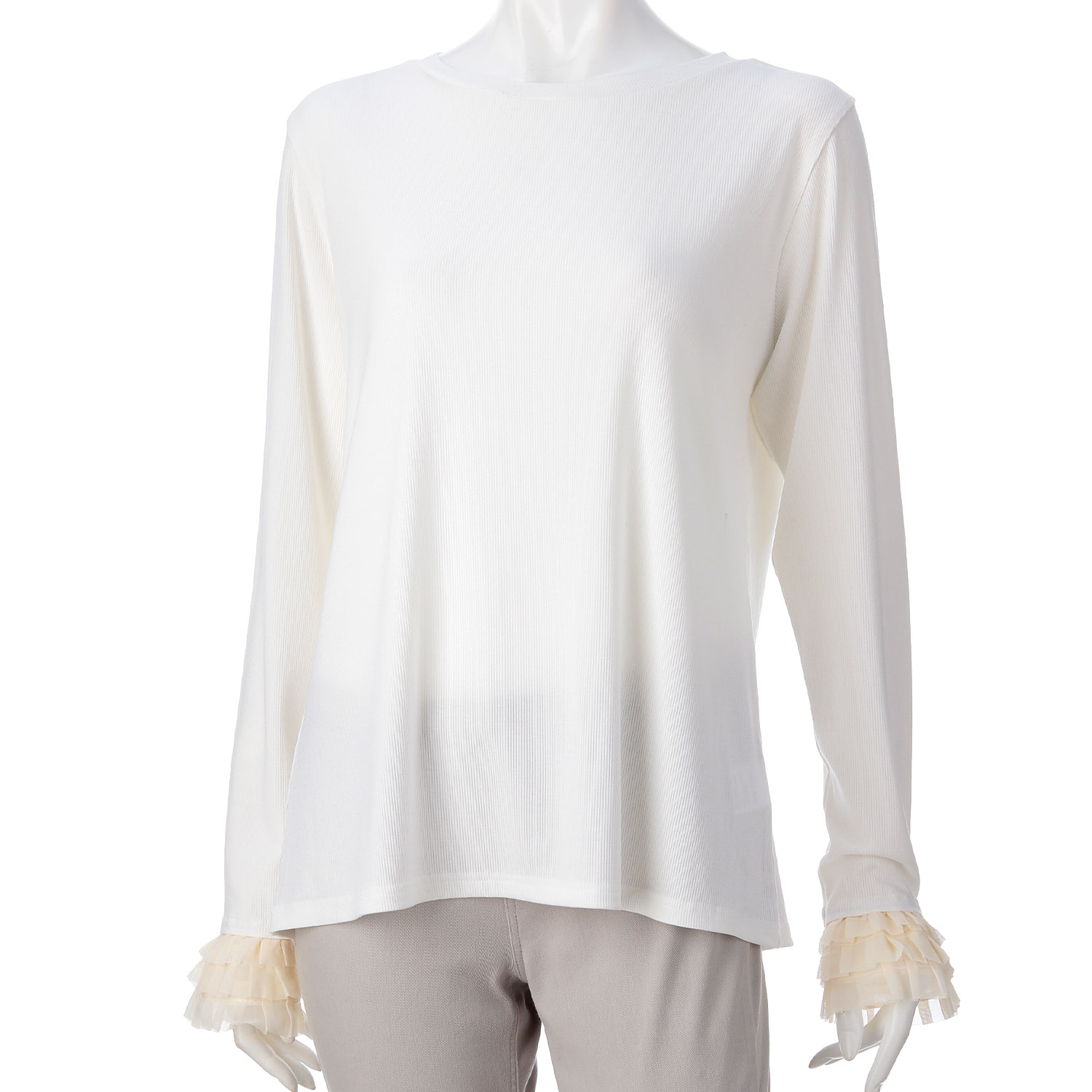 Anna Kerry フリルカフトップス - 画像15