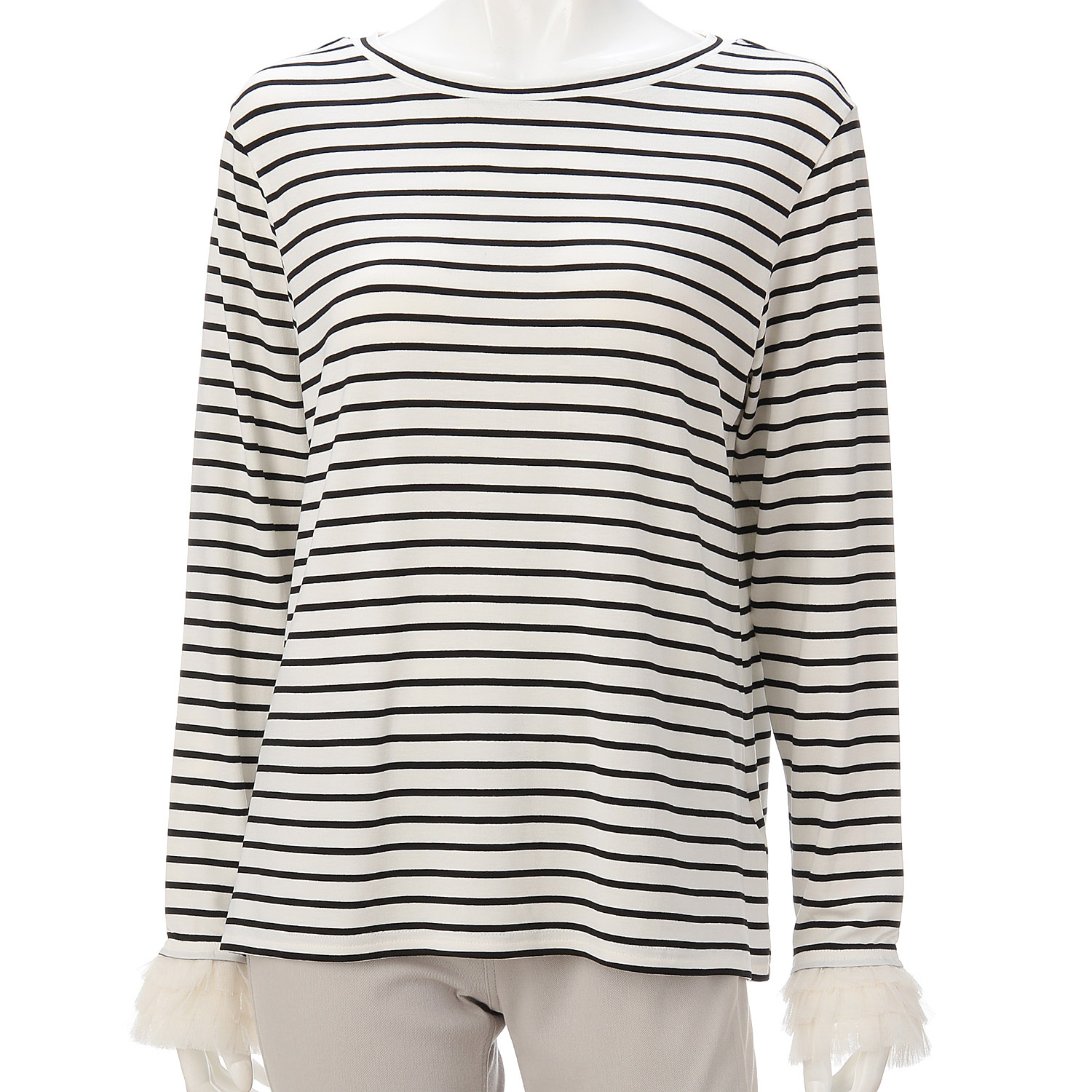 Anna Kerry フリルカフトップス - 画像7