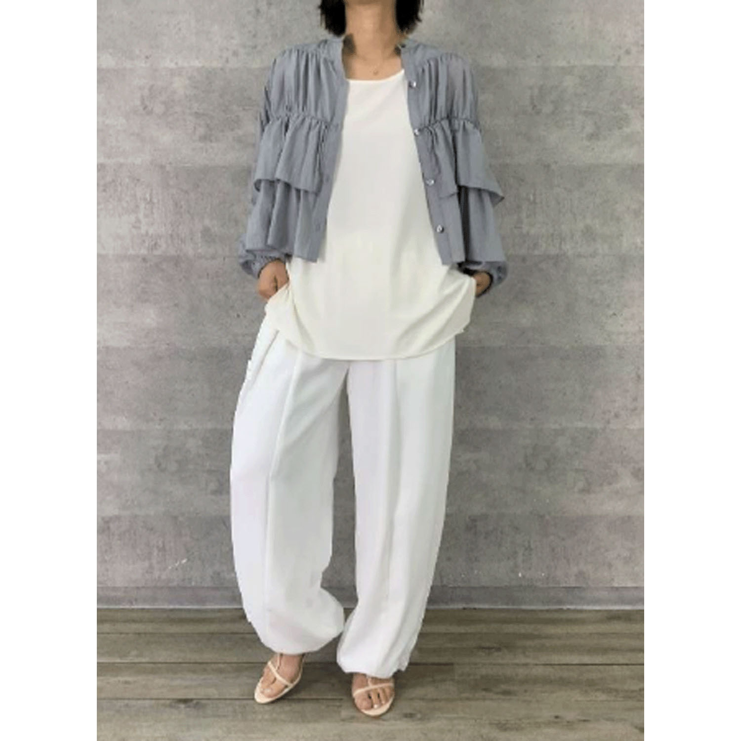 Anna Kerry フリルブラウス - 画像4