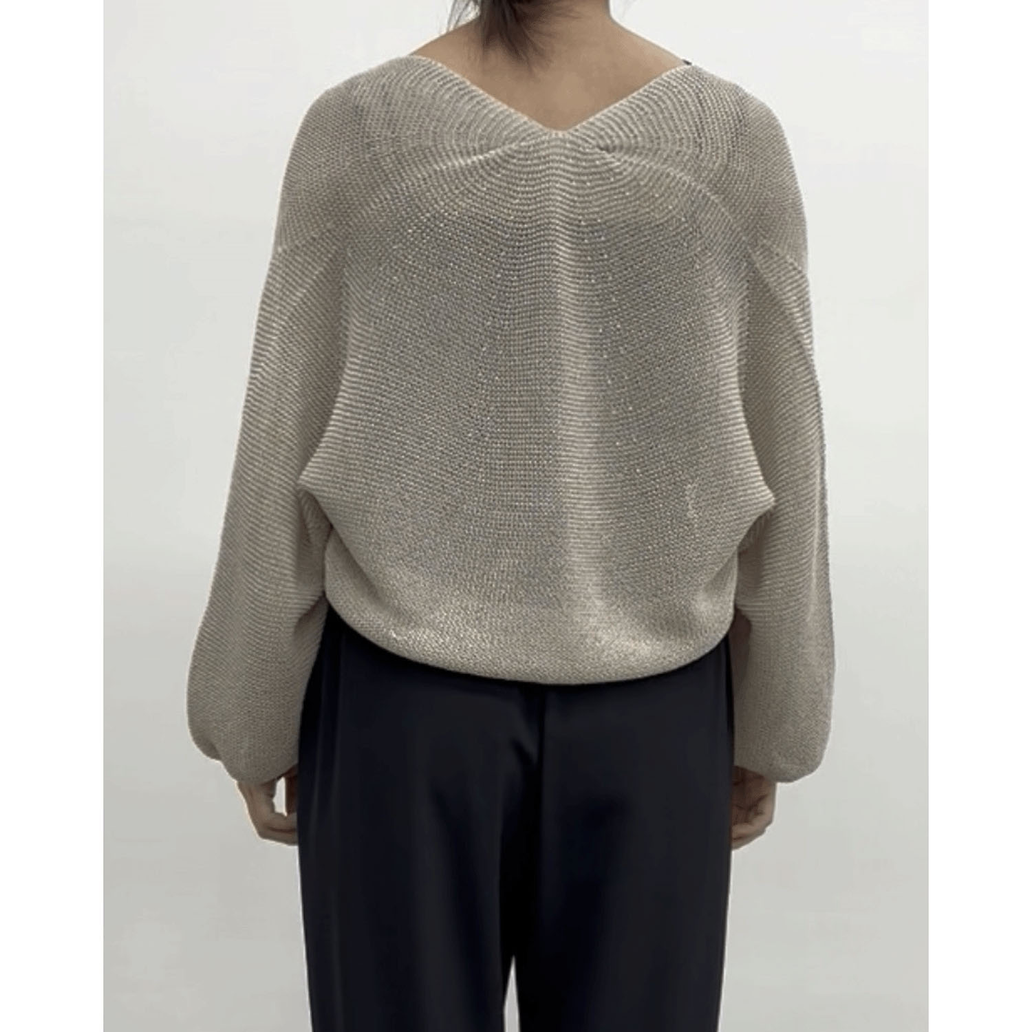 cloche 5分袖ニットカーディガン - 画像9