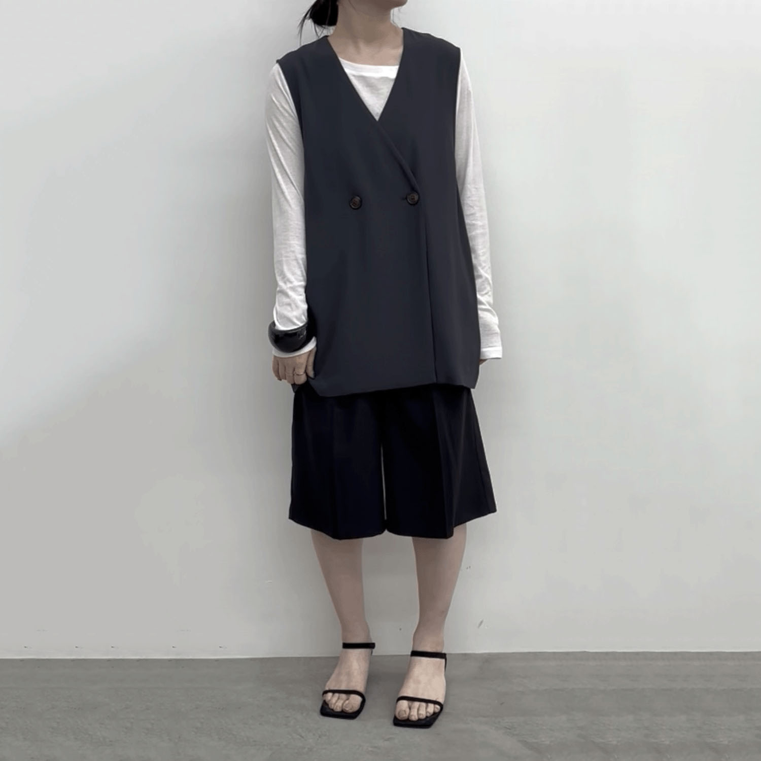 cloche シンプルベスト - 画像3