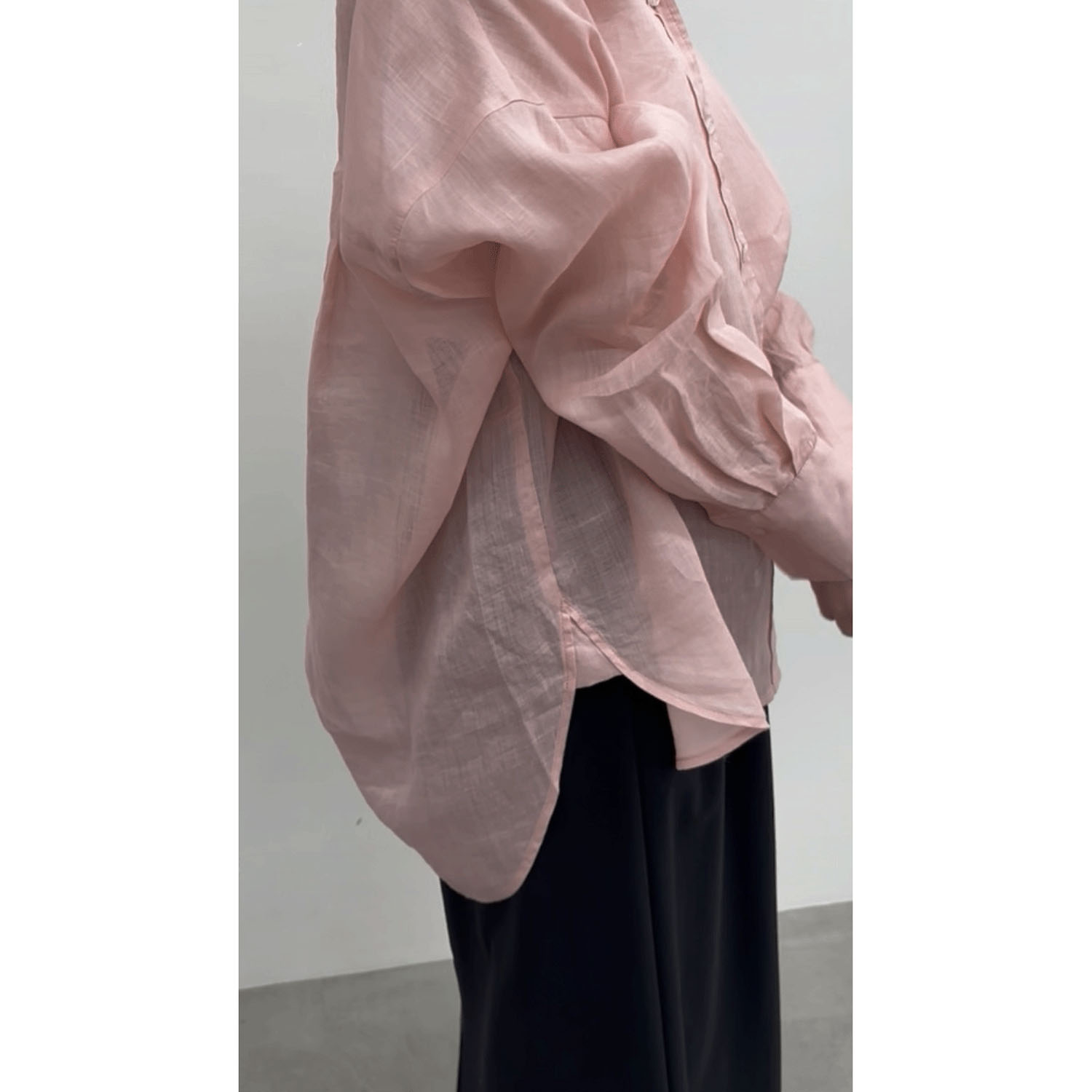 cloche シアーリネンシャツ - 画像7