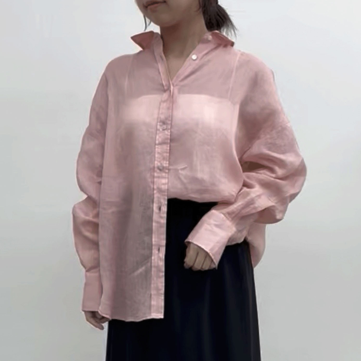 cloche シアーリネンシャツ - 画像1