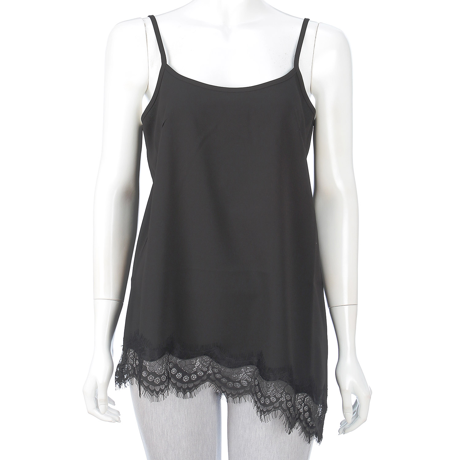 Anna Kerry レースヘムアシンメトリーキャミソール - 画像16