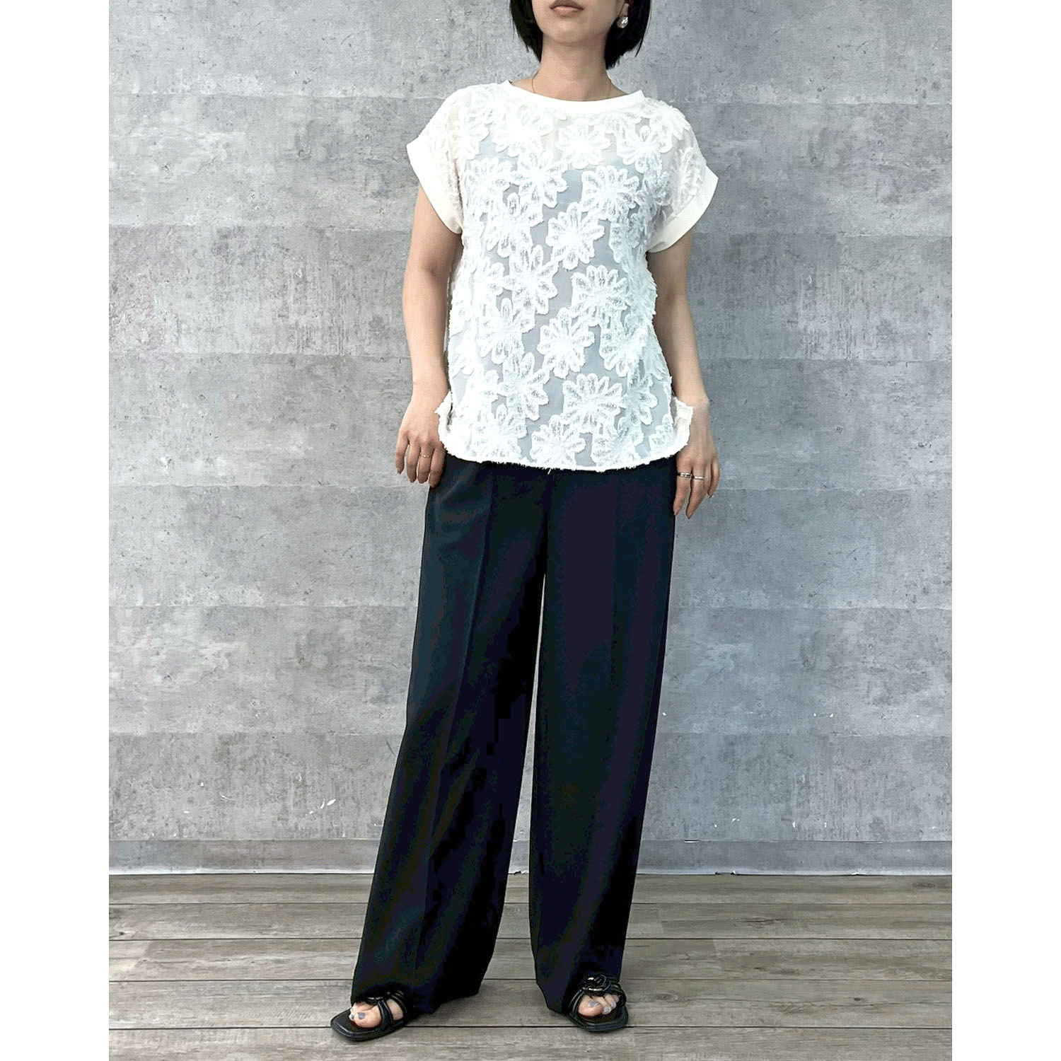 【Insta Live】Anna Kerry サマーワイドストレートパンツ - 画像11