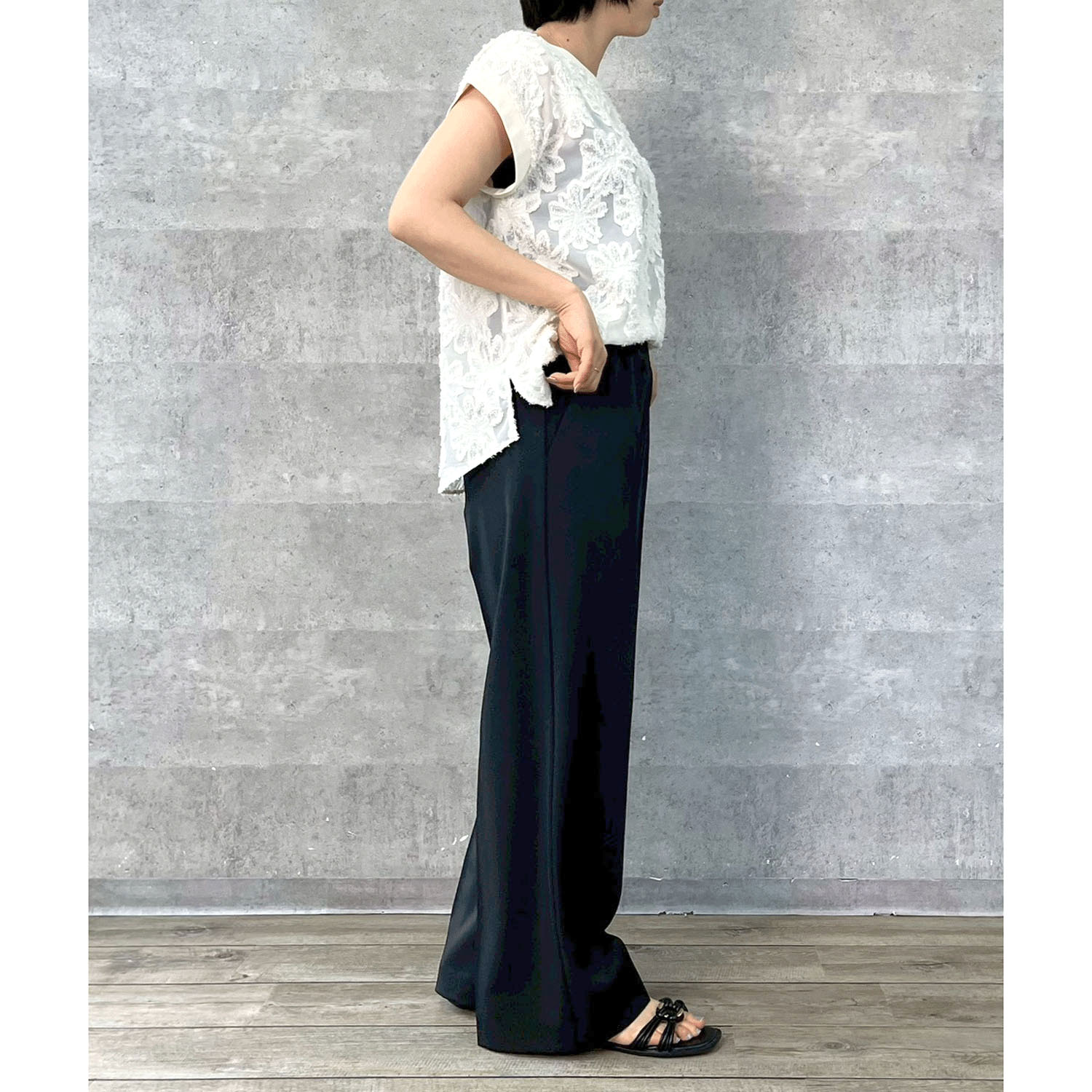 【Insta Live】Anna Kerry サマーワイドストレートパンツ - 画像12