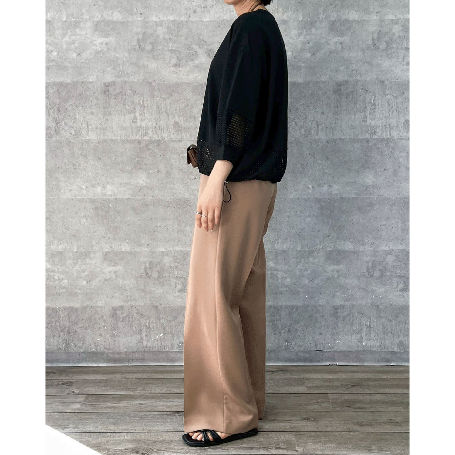 【Insta Live】Anna Kerry サマーワイドストレートパンツ - 画像18