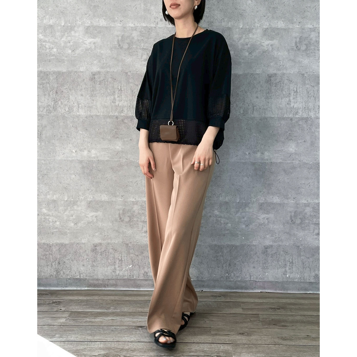 【Insta Live】Anna Kerry サマーワイドストレートパンツ - 画像19