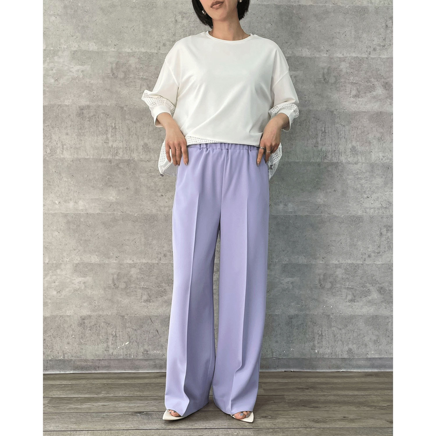 【Insta Live】Anna Kerry サマーワイドストレートパンツ - 画像24