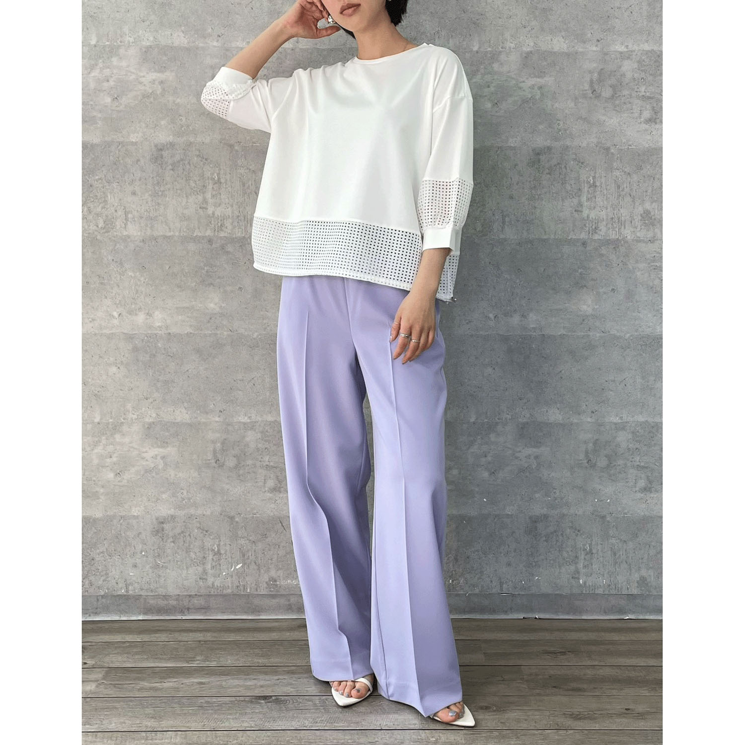 【Insta Live】Anna Kerry サマーワイドストレートパンツ - 画像25