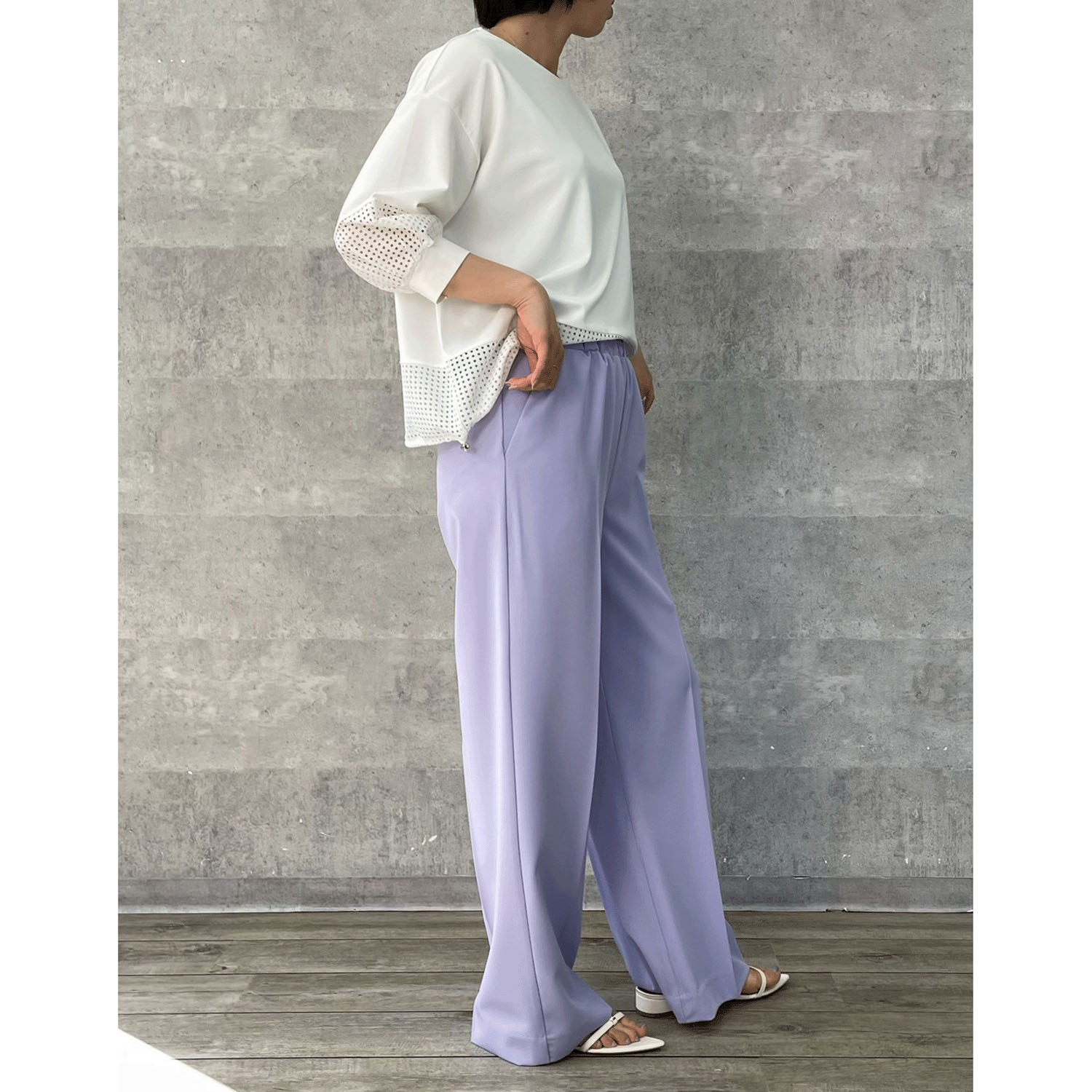 【Insta Live】Anna Kerry サマーワイドストレートパンツ - 画像26