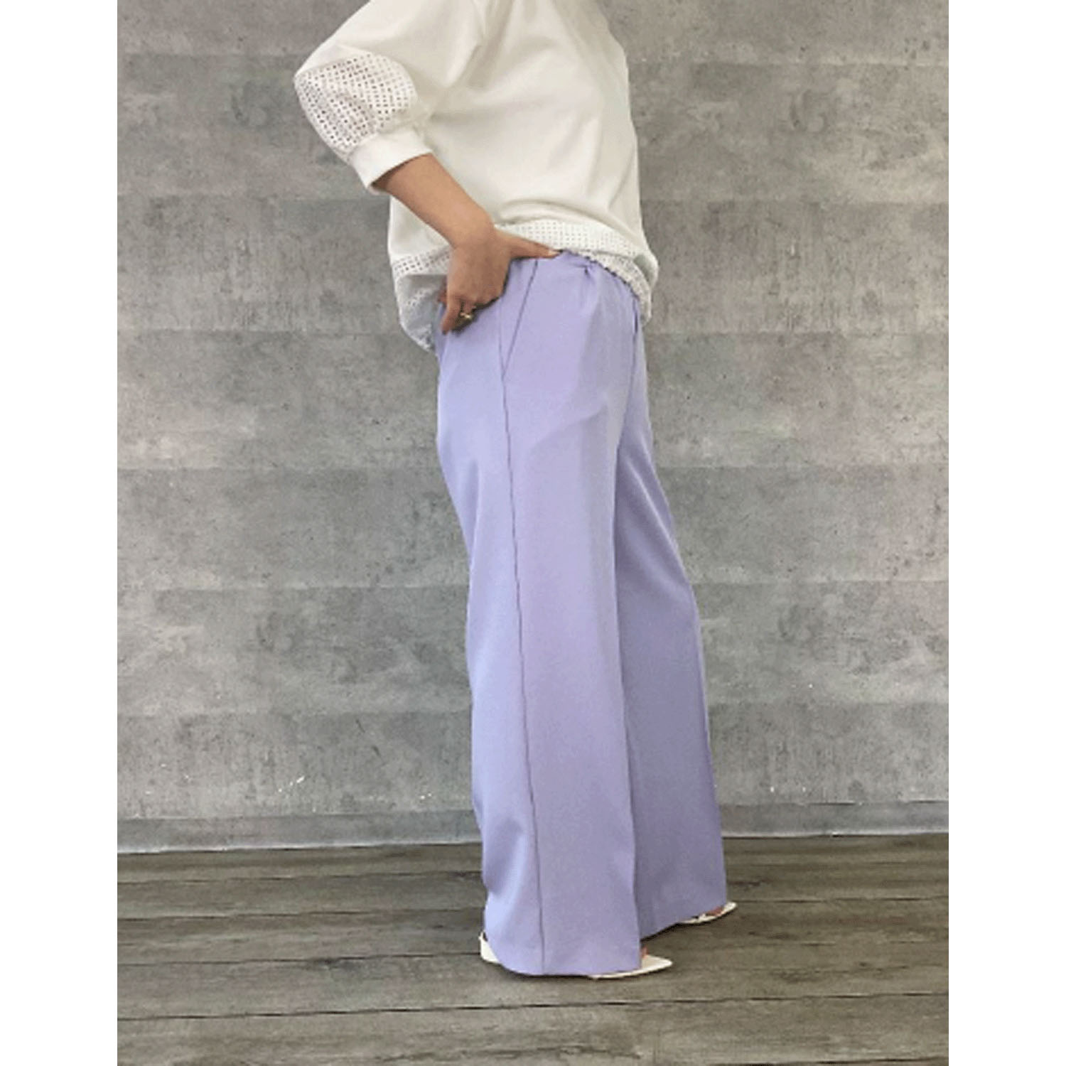 【Insta Live】Anna Kerry サマーワイドストレートパンツ - 画像28