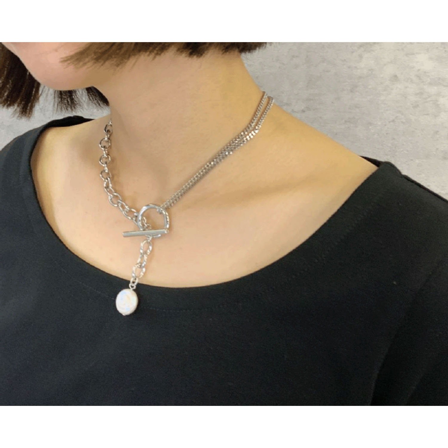 【Insta Live】Anna Kerry パールチェーンネックレス