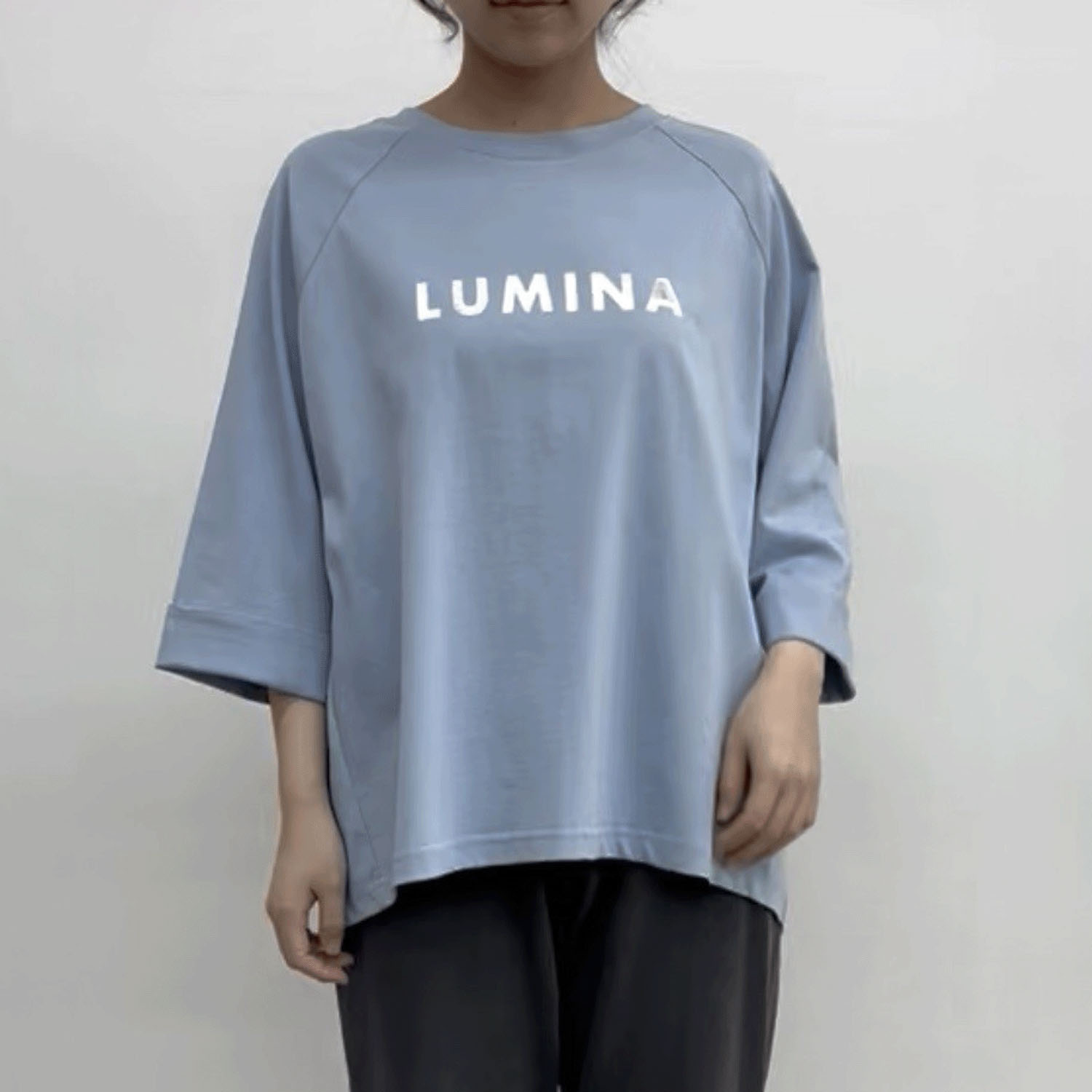 cloche 袖口ロールアップロゴTシャツ - 画像4