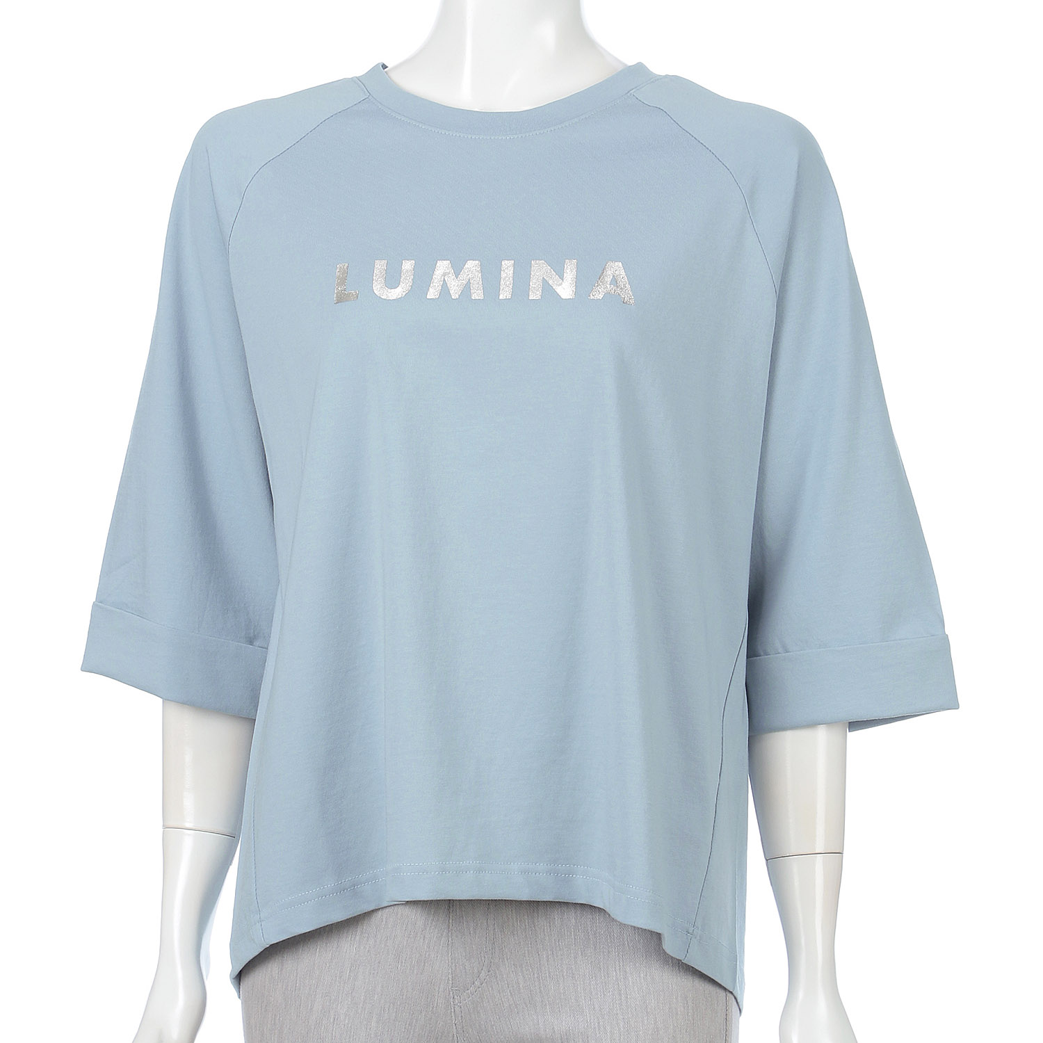 cloche 袖口ロールアップロゴTシャツ - 画像9