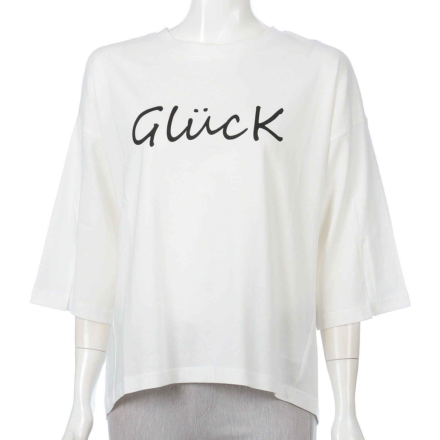 cloche 袖スリットロゴTシャツ - 画像2