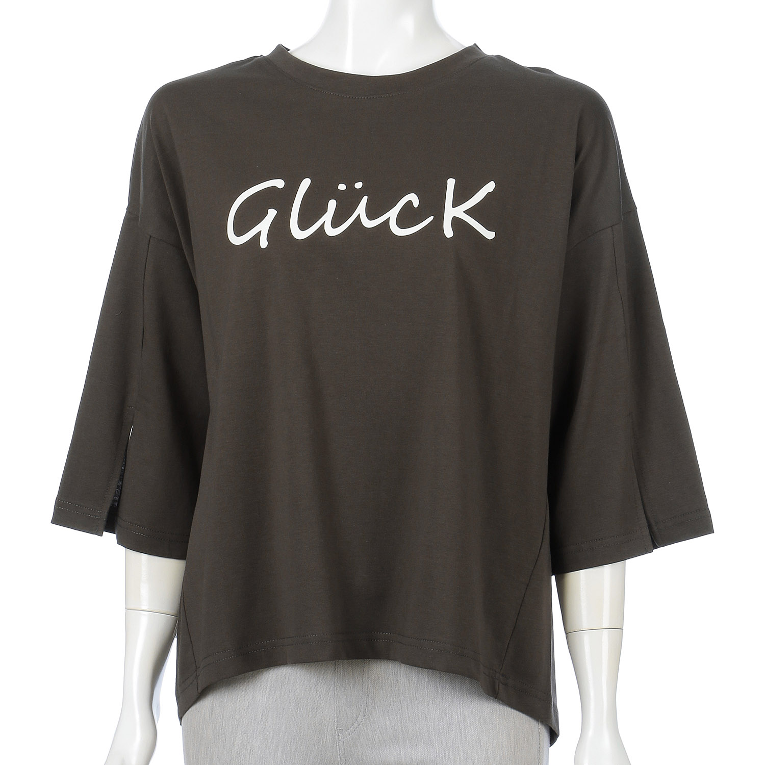 cloche 袖スリットロゴTシャツ - 画像3