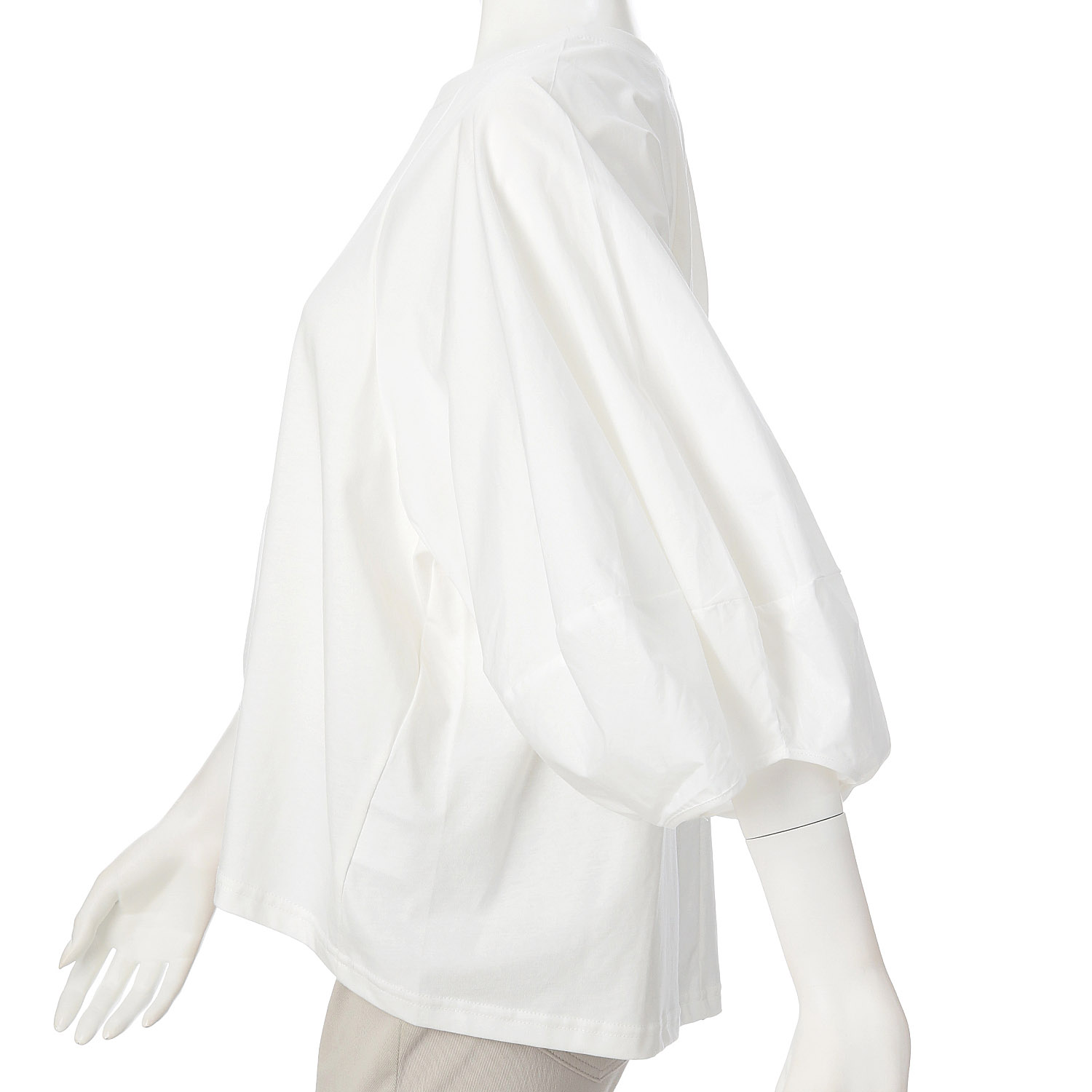 cloche 異素材ボリューム袖トップス - 画像7