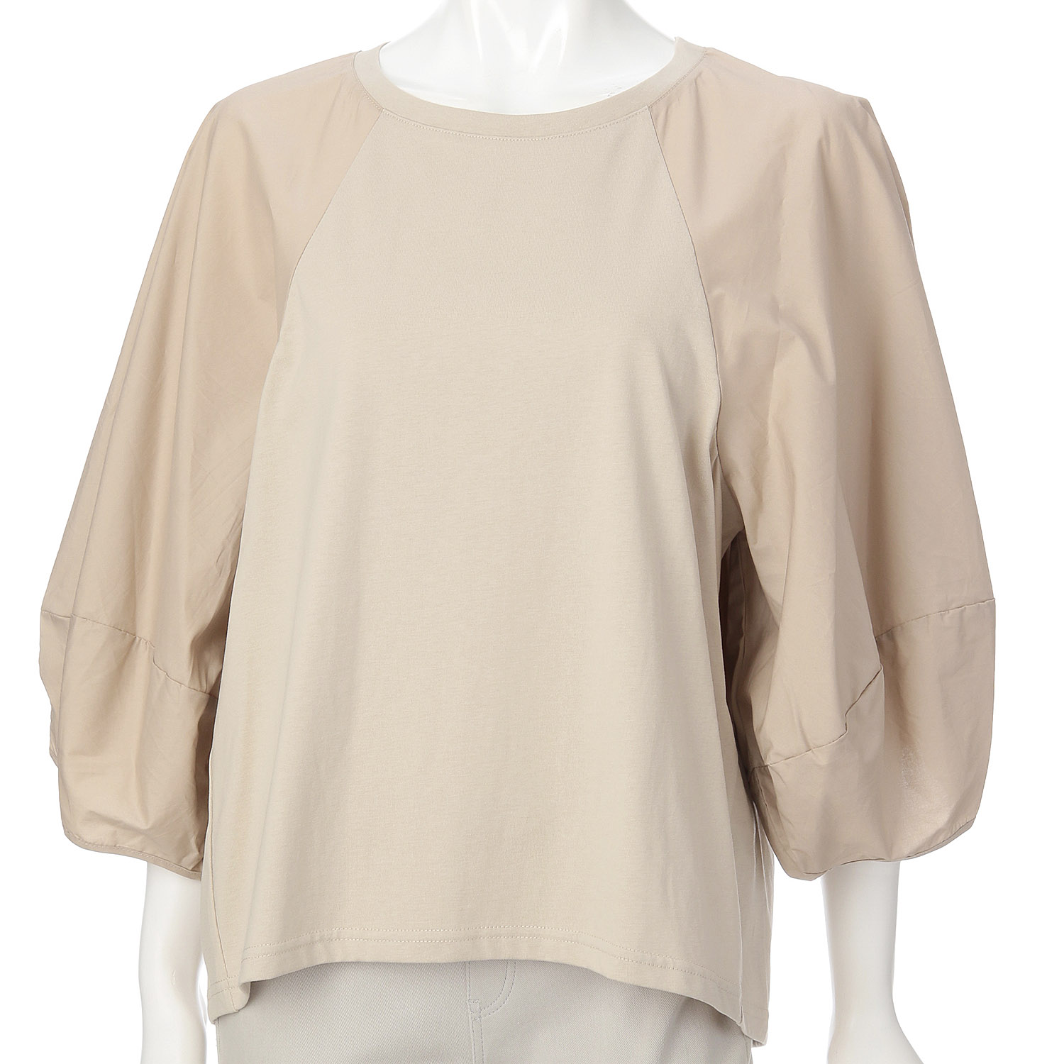 cloche 異素材ボリューム袖トップス - 画像10