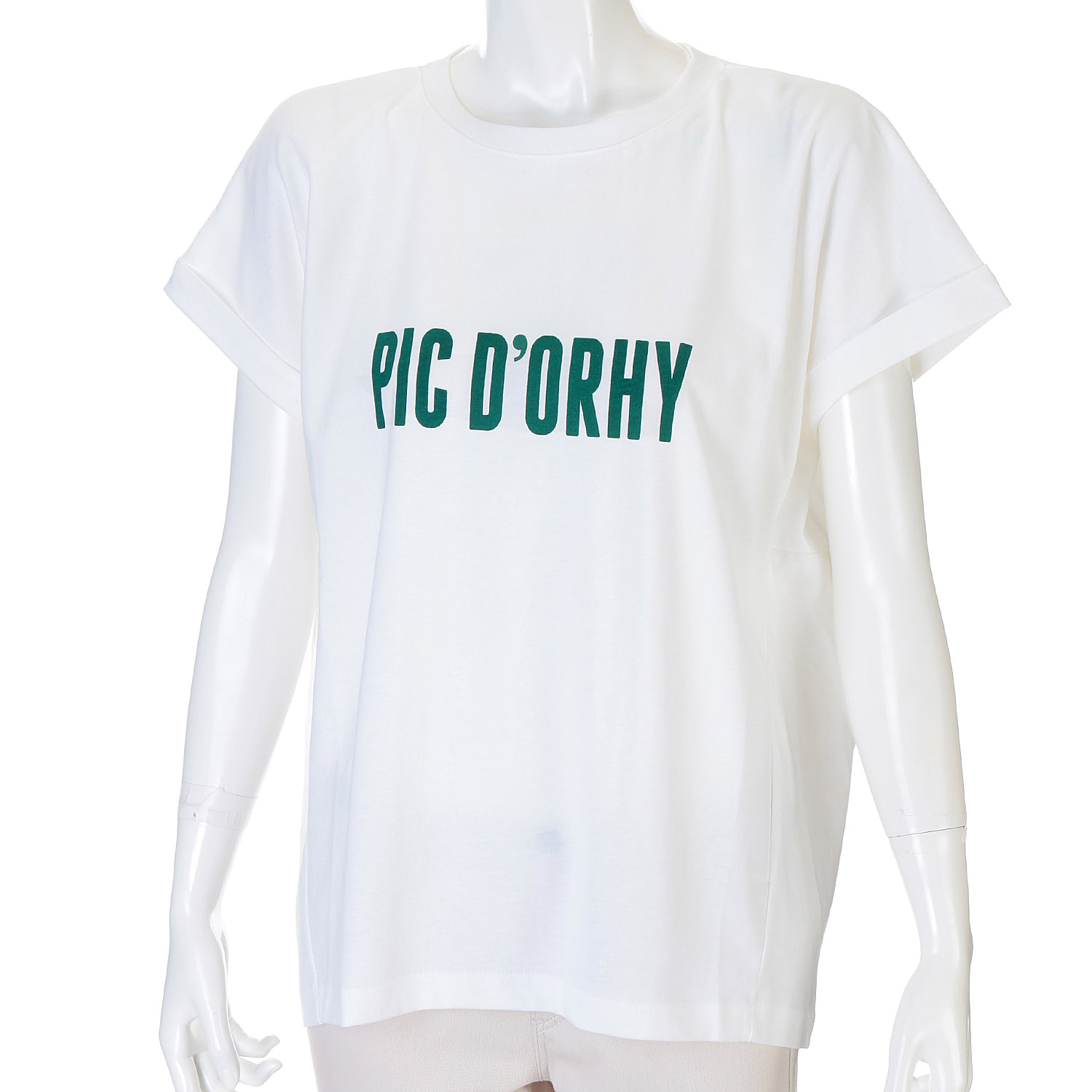 cloche 袖口ロールアップロゴTシャツ - 画像10