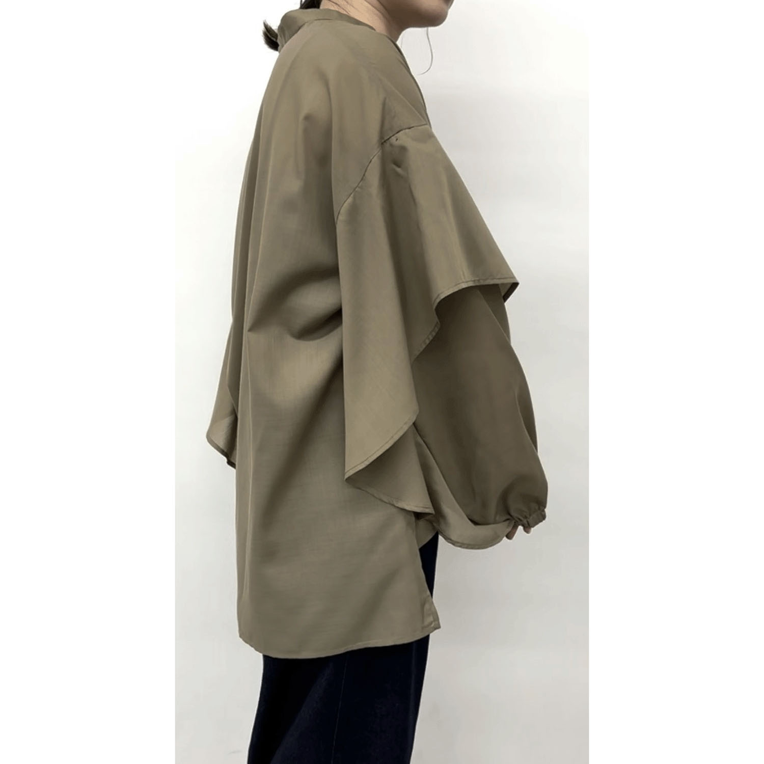 CLOCHE スキッパー衿ブラウス - 画像5