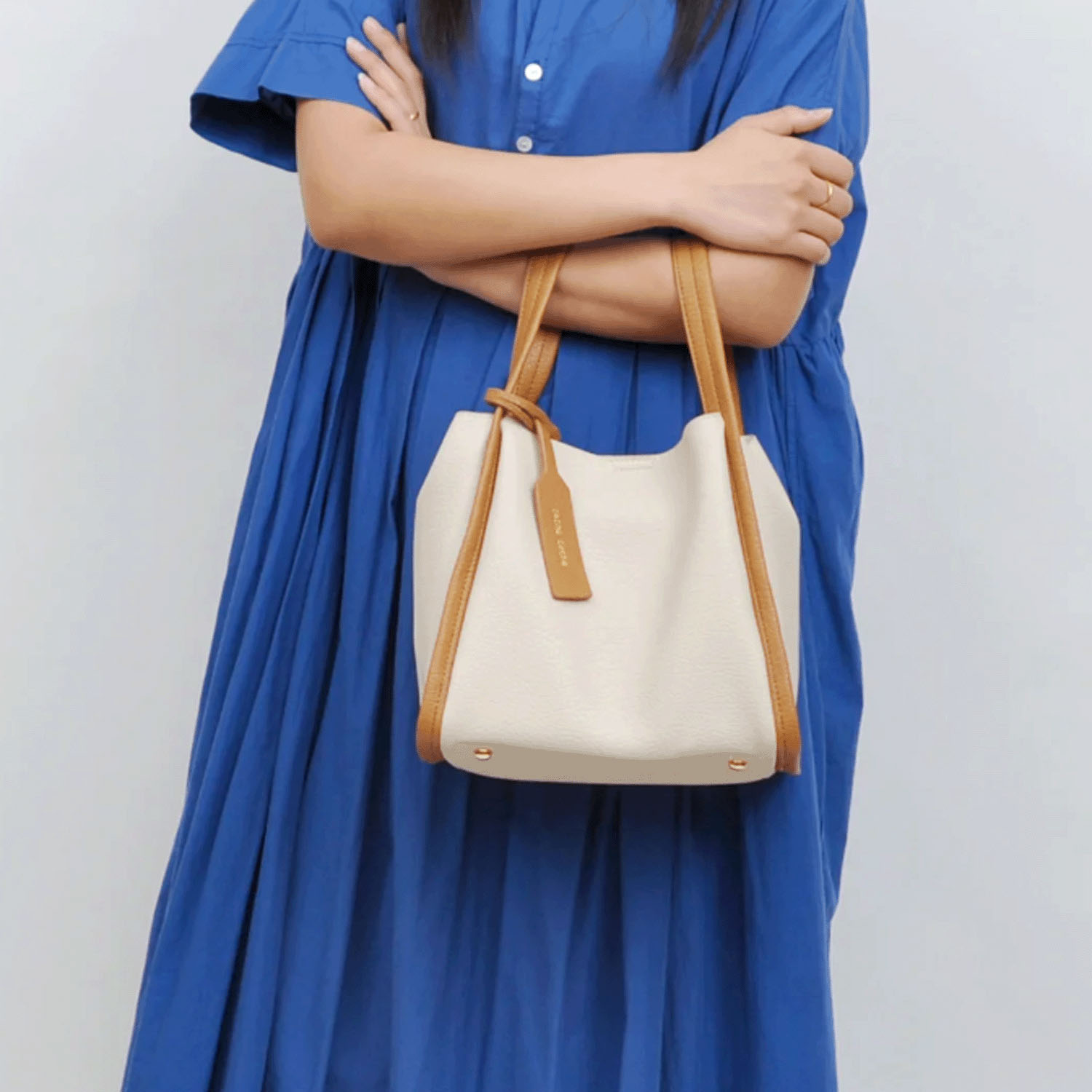 【エトネット限定】cachecache ミニショルダー付ソフトレザー調ミニバッグ - 画像13