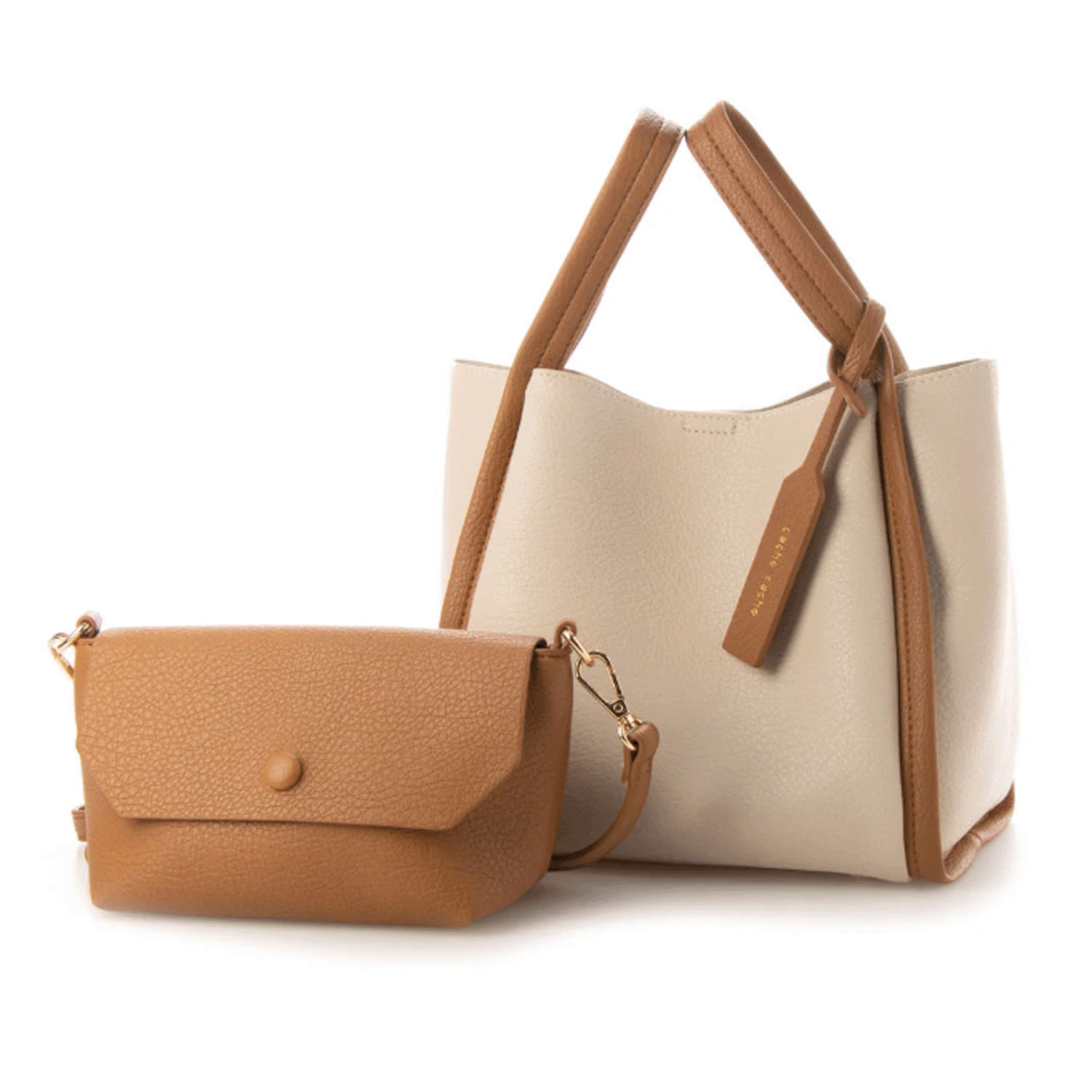 【エトネット限定】cachecache ミニショルダー付ソフトレザー調ミニバッグ - 画像14