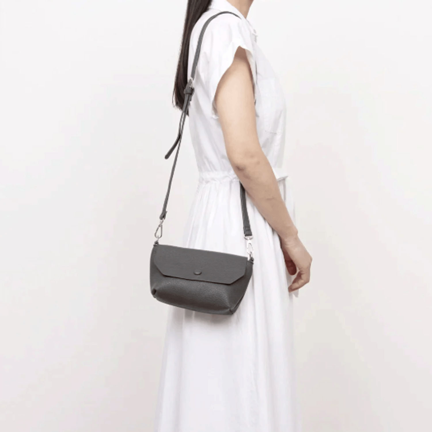 【エトネット限定】cachecache ミニショルダー付ソフトレザー調ミニバッグ - 画像5