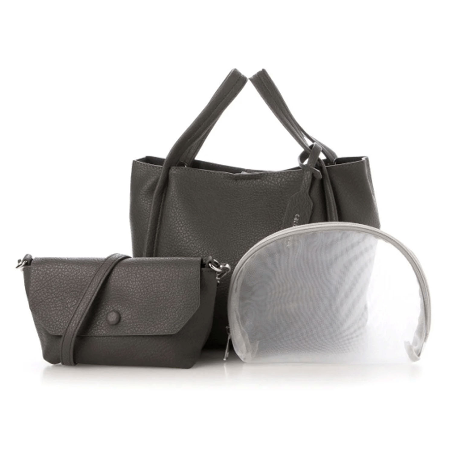 【エトネット限定】cachecache ミニショルダー付ソフトレザー調ミニバッグ - 画像8