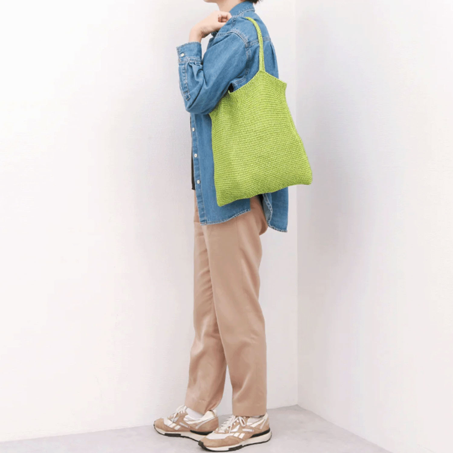 cachecache ラメ糸編みトート - 画像9