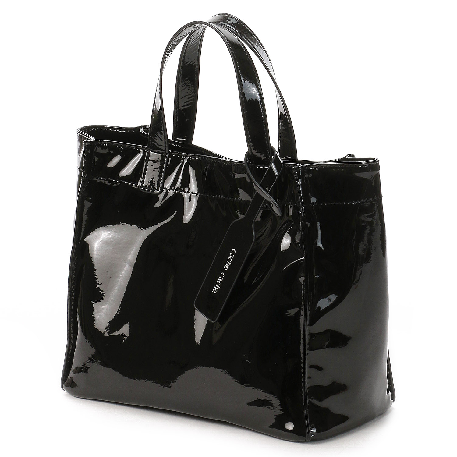 【Insta Live】cachecache エナメル風ショッパーバッグ小サイズ - 画像3