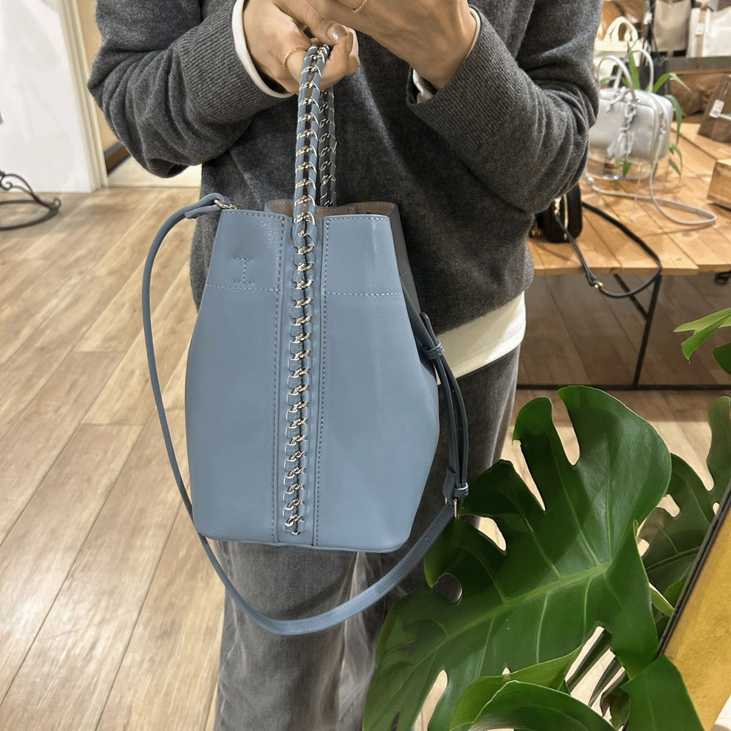 【Insta Live】cachecache サイドチェーンかがりミニトート - 画像10