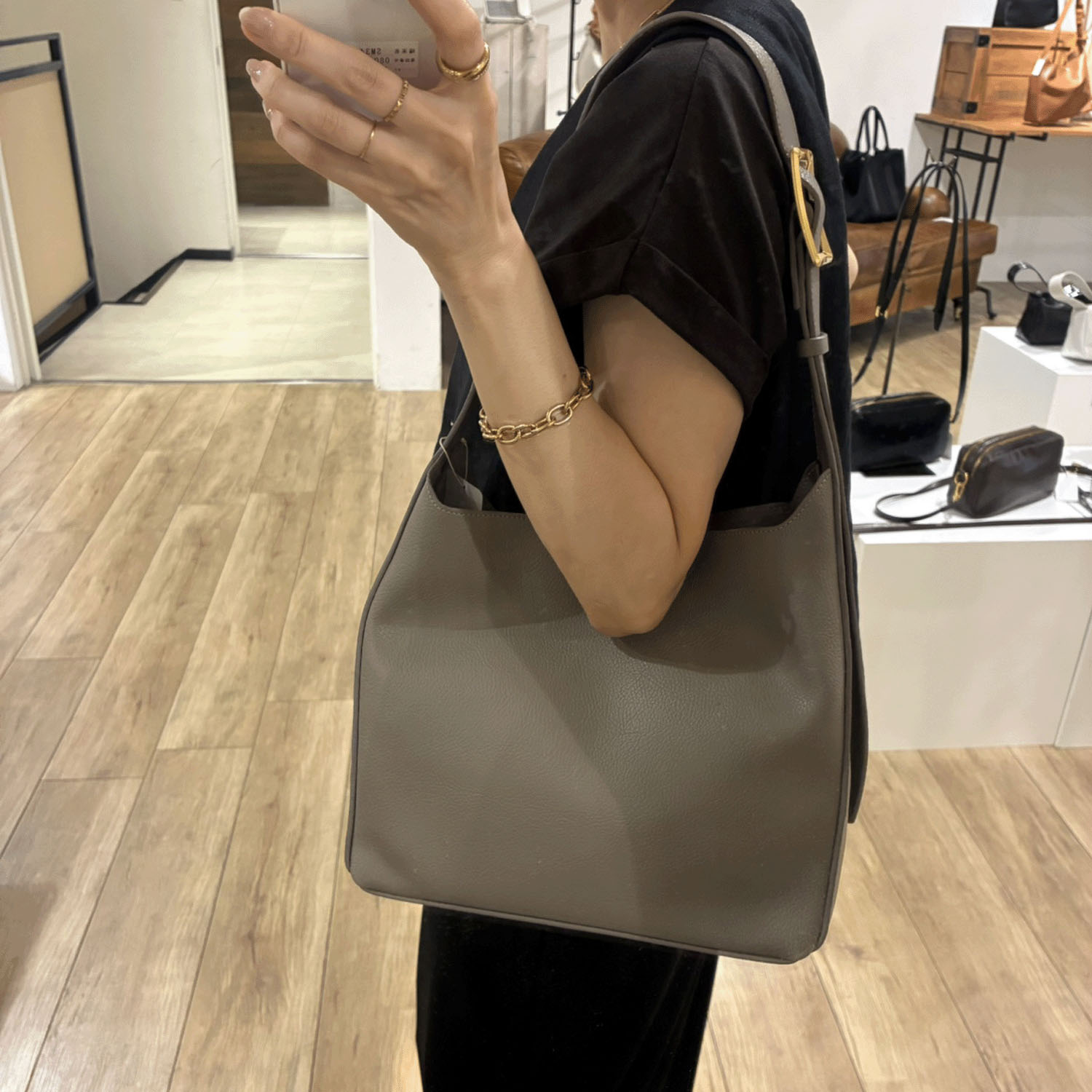 cachecache バックルディテールワンショルダー - 画像5