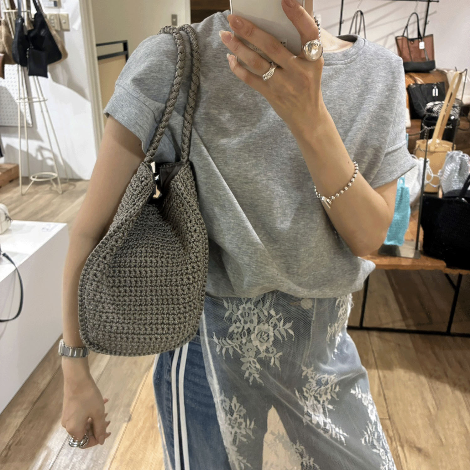 cachecache ベーシッククロッシェトート - 画像5